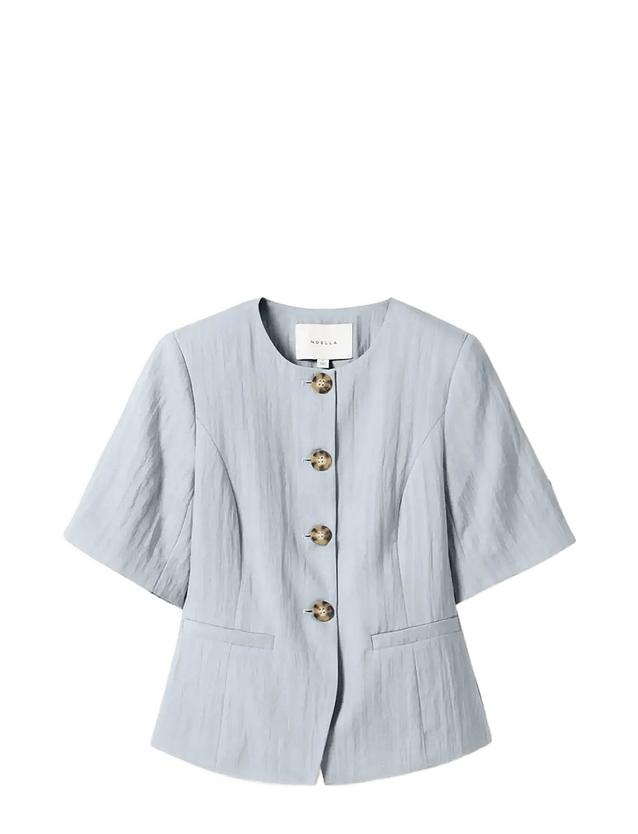 Noella - N-Kasaundra Blazer - single breasted blazers - dove blue - 1