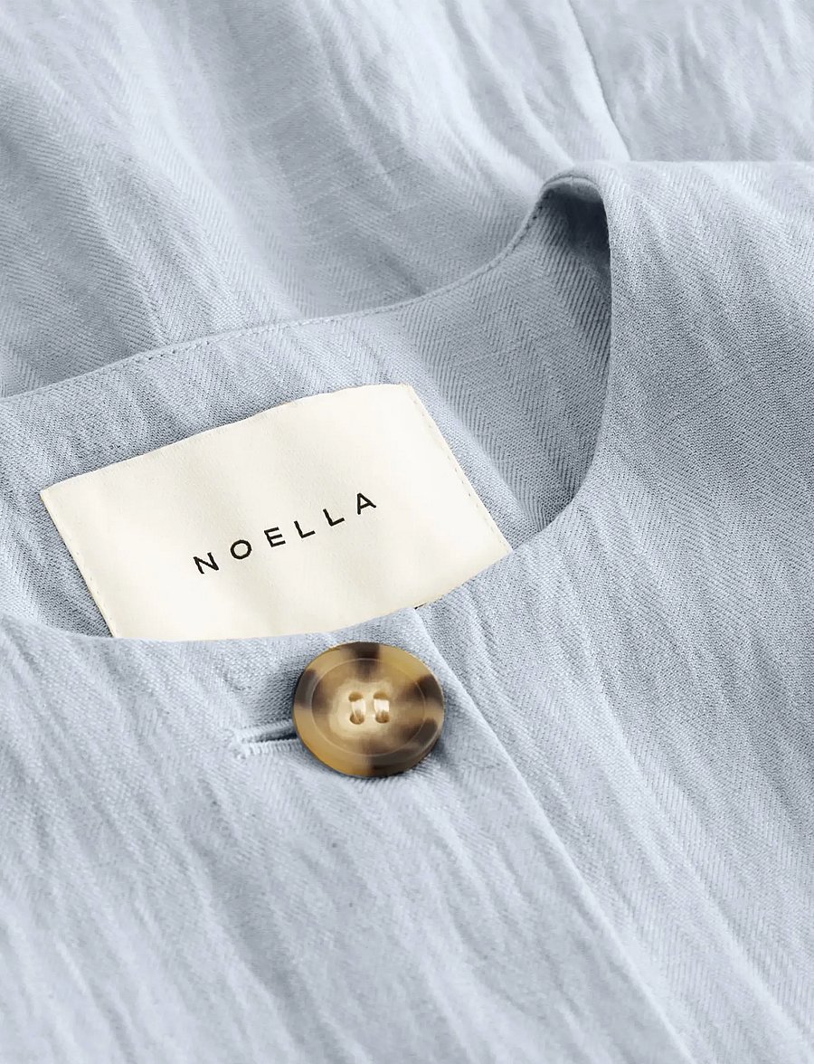 Noella - N-Kasaundra Blazer - single breasted blazers - dove blue - 5