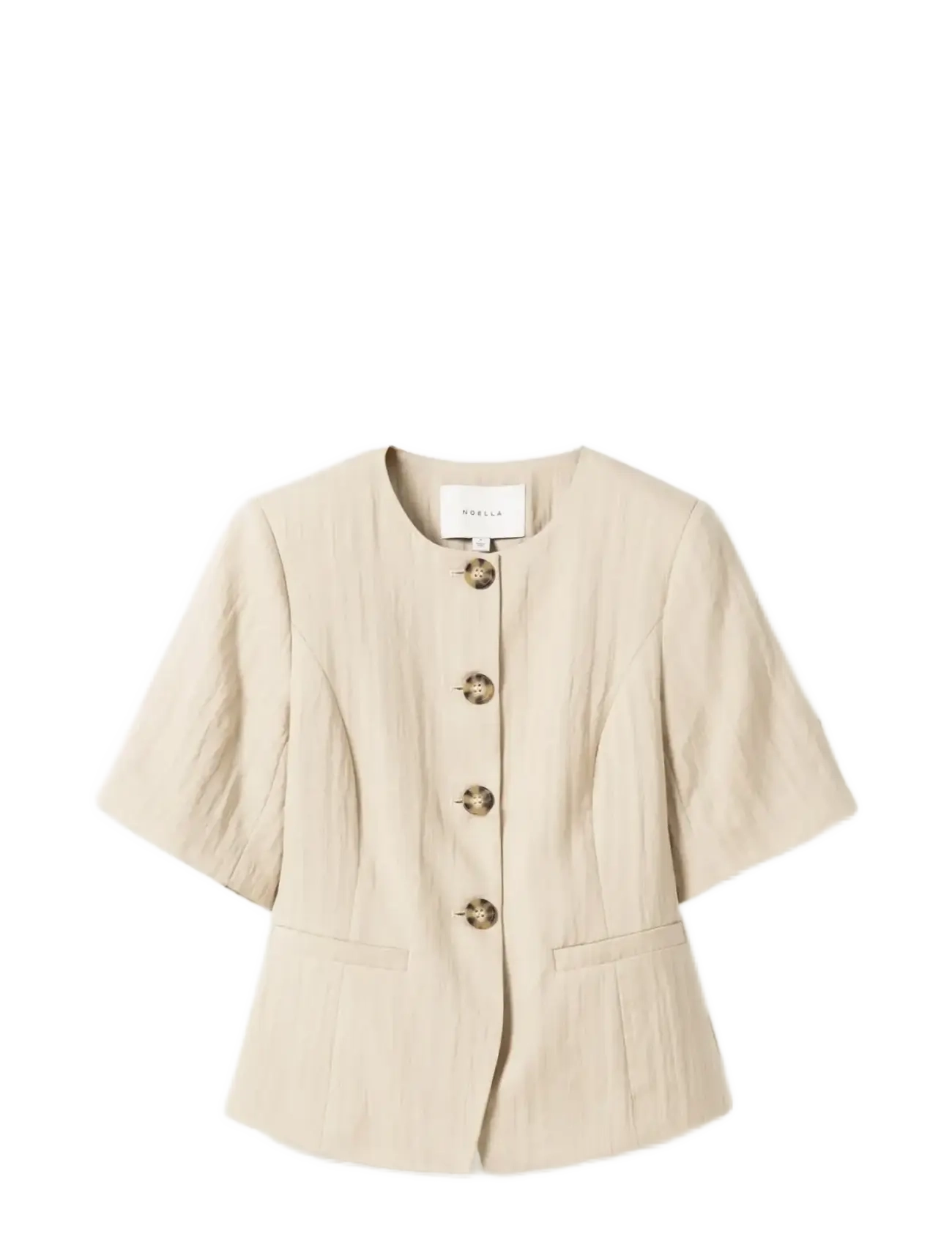 Noella N-Kasaundra Blazer, XL, Beige, Blazere > Enkeltradede Blazere, Dame