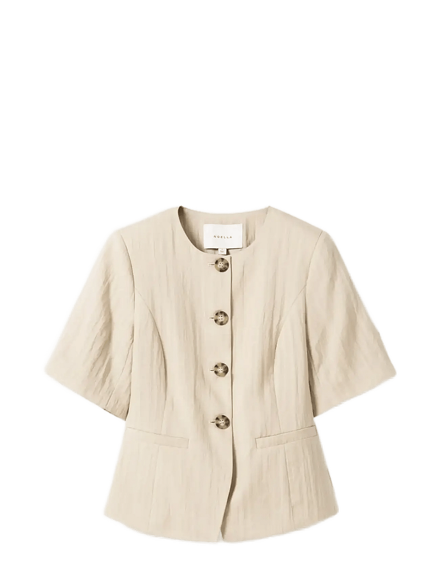 Noella - N-Kasaundra Blazer - Üherealised pintsakud - oyster - 1