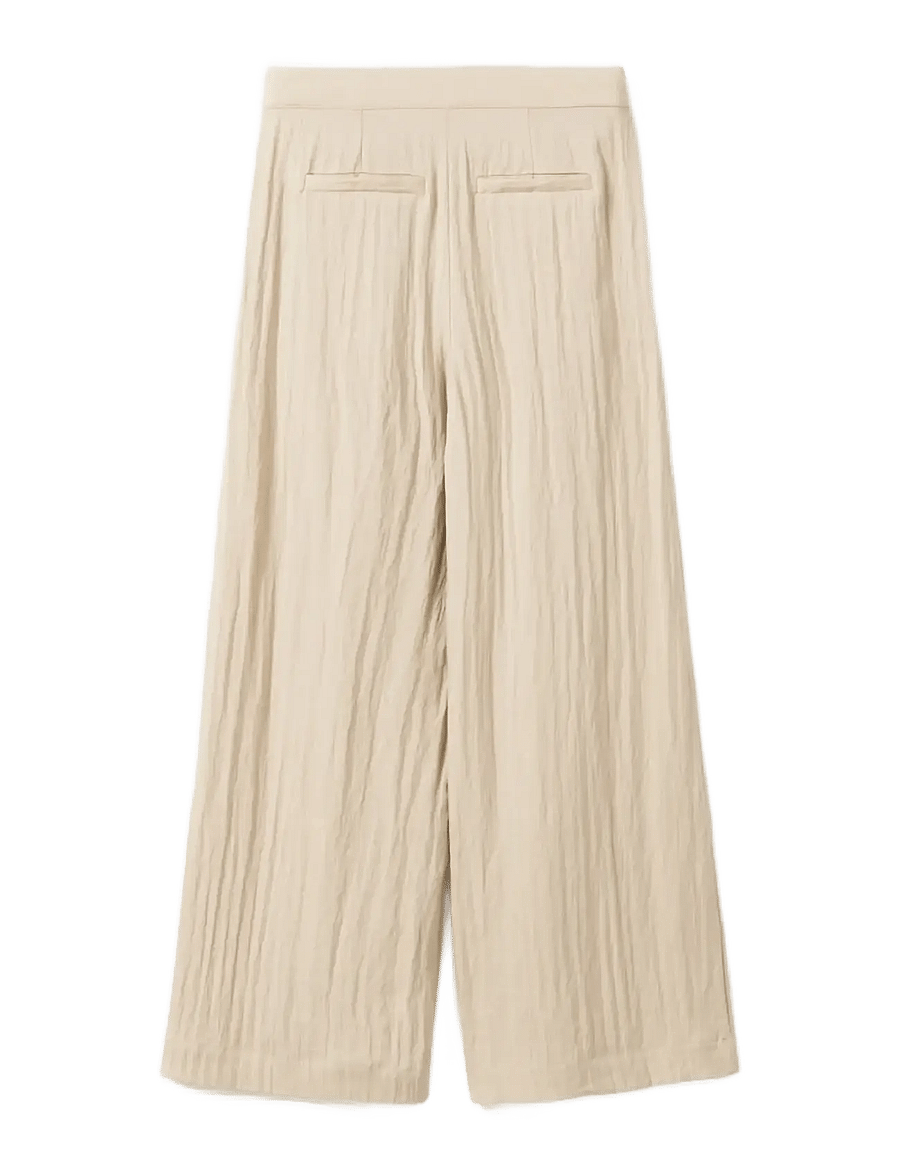 Noella - N-Kazia MW Pants - hosen mit weitem bein - oyster - 1