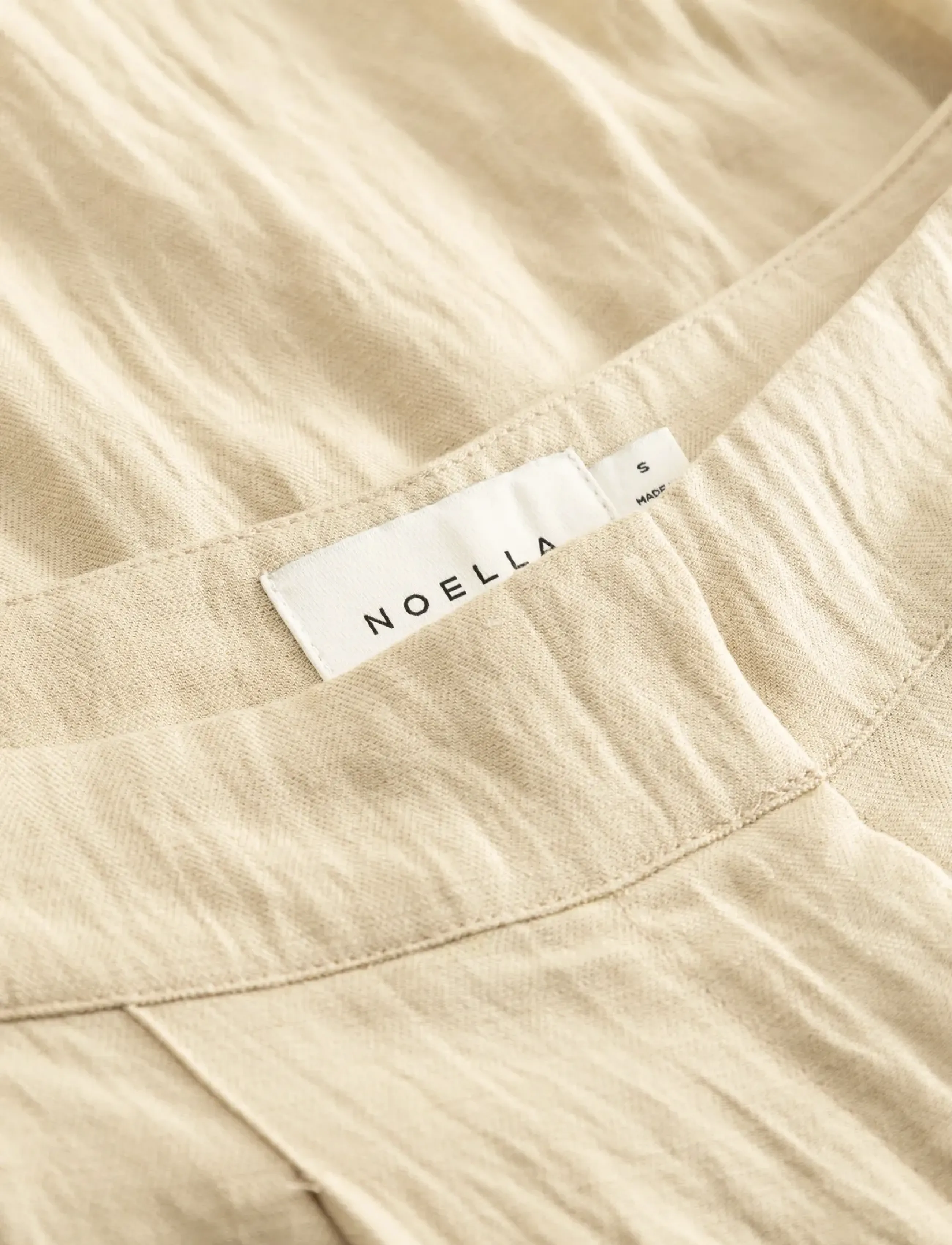 Noella - N-Kazia MW Pants - hosen mit weitem bein - oyster - 2