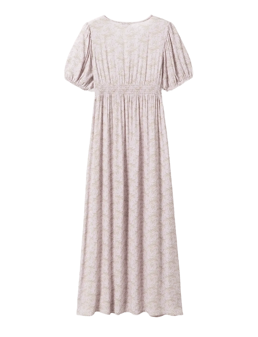 Noella - N-Lilith SS Maxi Dress - zomerjurken - dolley pink print - 2
