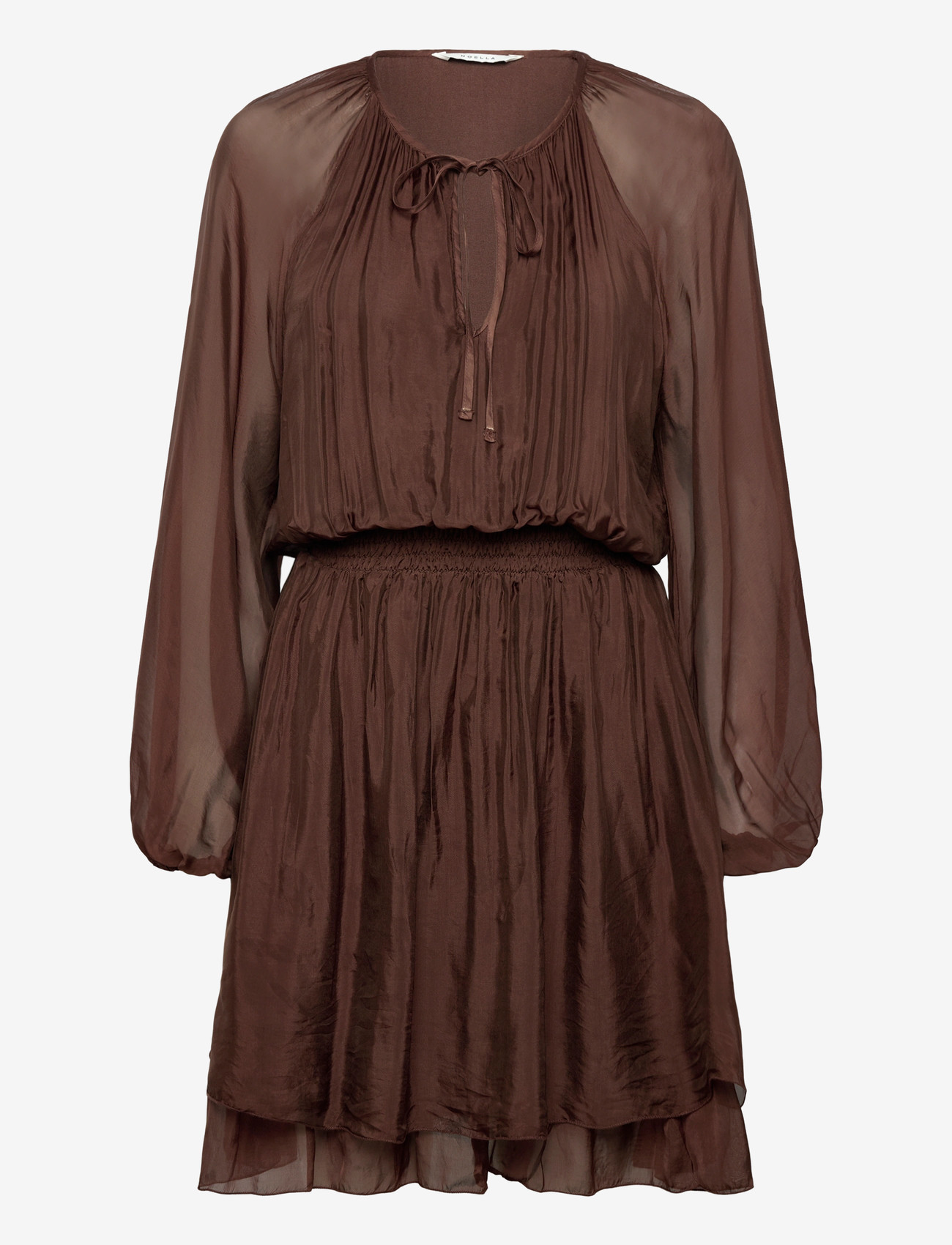 Noella - N-Mariel Dress - kokteilkjólar - chocolate - 1
