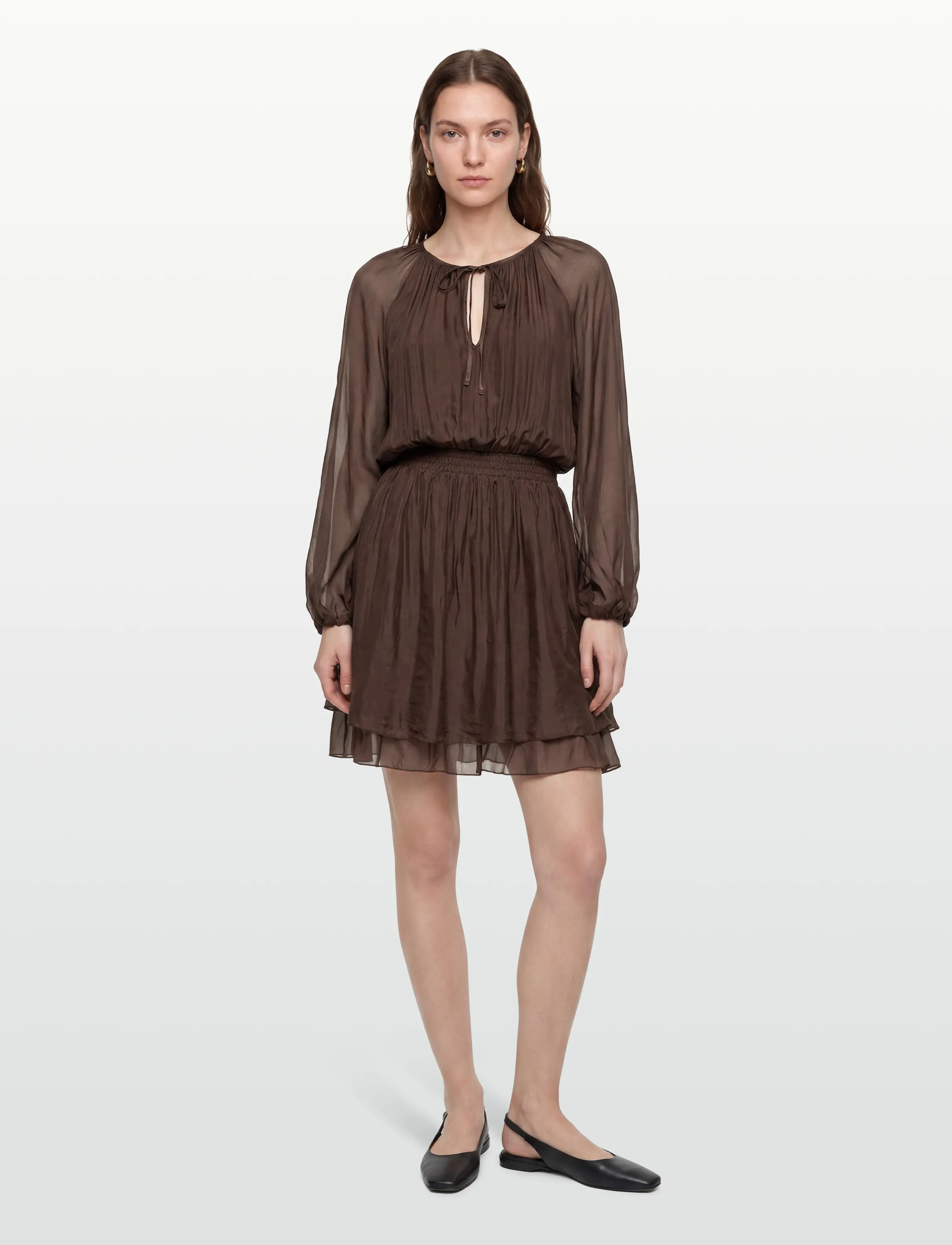 Noella N-Mariel Dress - Klänningar - CHOCOLATE / brown