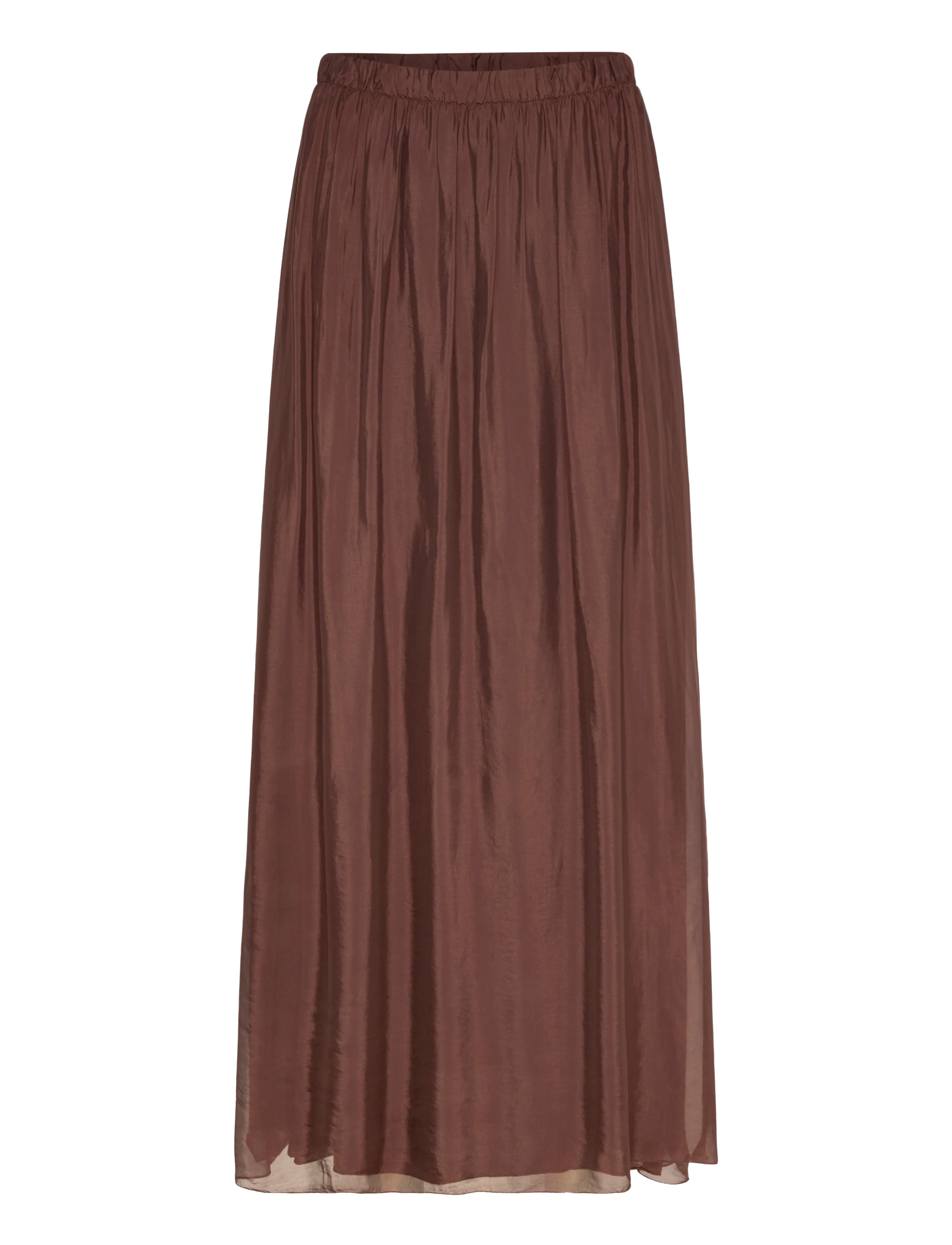 Noella N-Makoa Skirt - Maxi Röcke - CHOCOLATE / brown