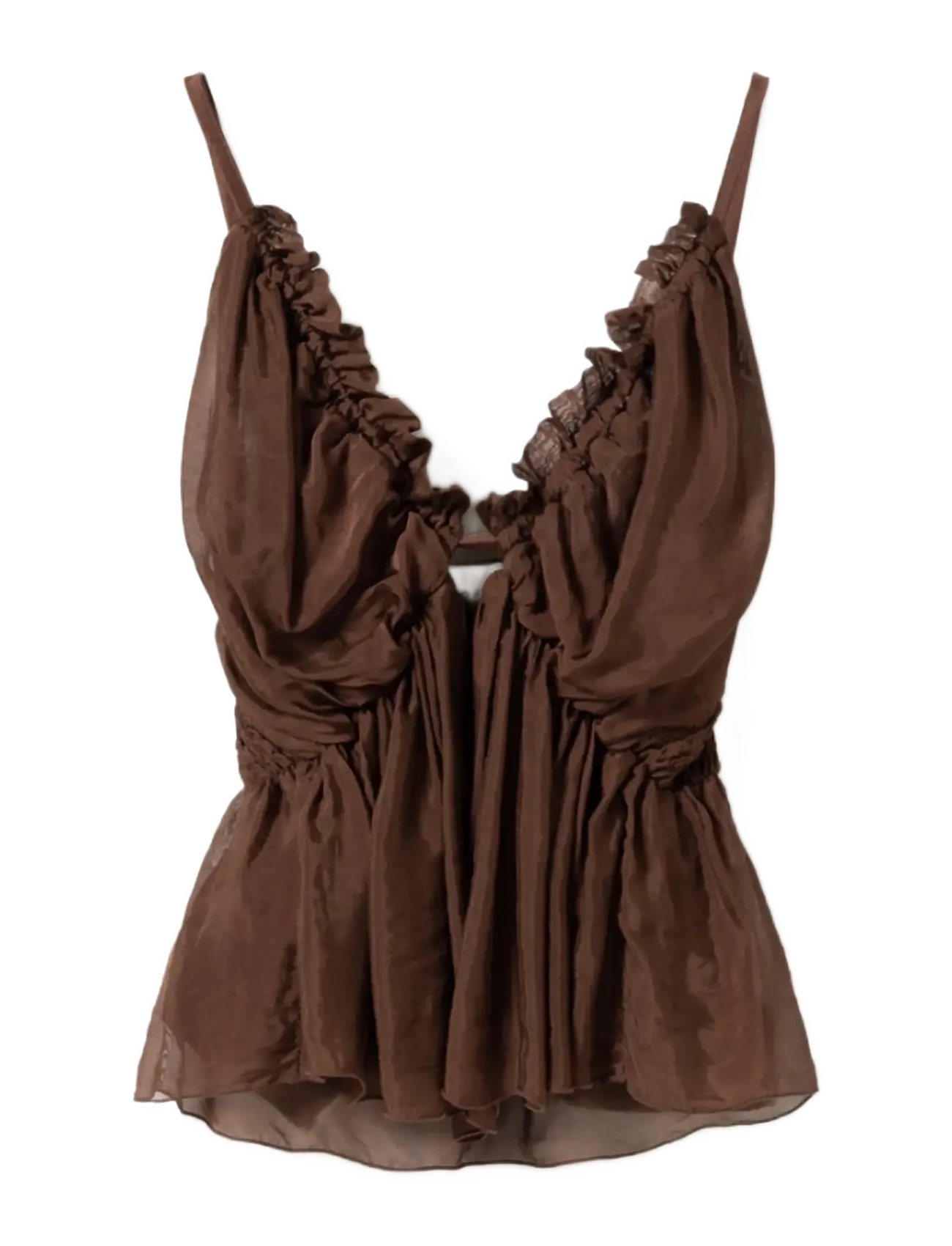 Noella N-Moira Top - Modetrends - CHOCOLATE / brown