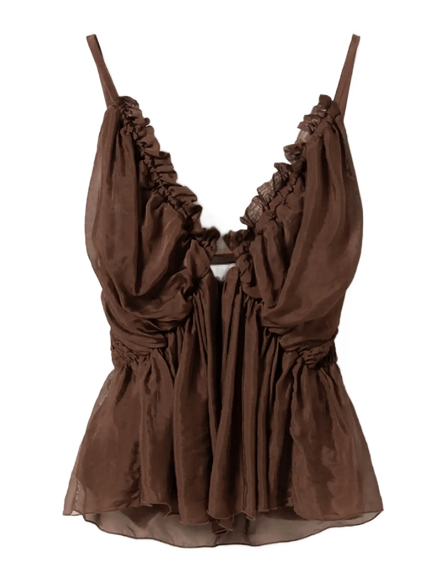 Noella - N-Moira Top - Ärmellose blusen - chocolate - 1