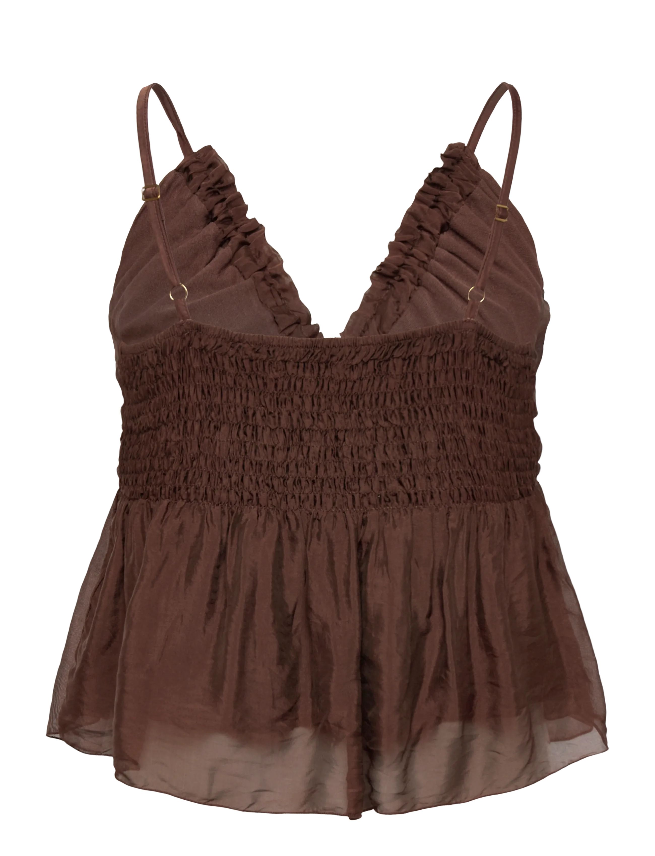 Noella - N-Moira Top - Ärmellose tops - chocolate - 2
