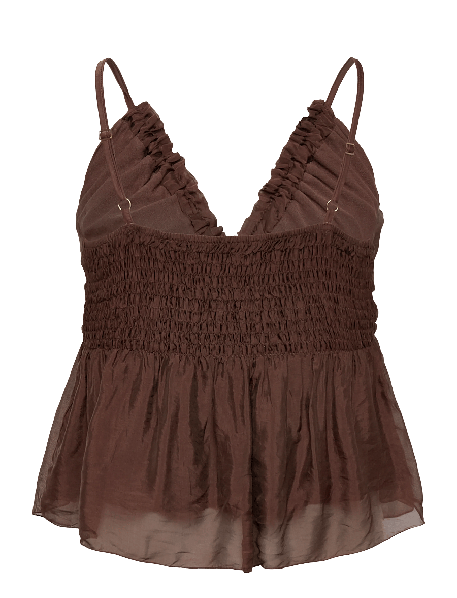 Noella - N-Moira Top - Ärmellose tops - chocolate - 2