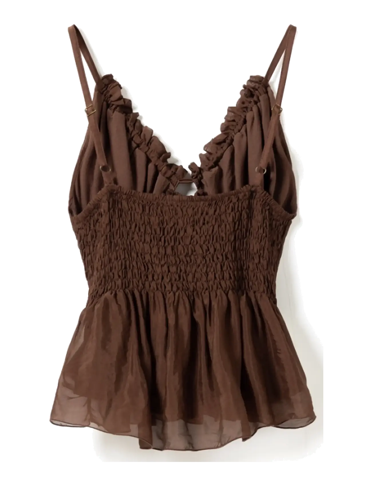 Noella - N-Moira Top - ermalausar blússur - chocolate - 2