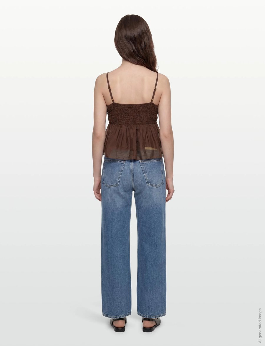 Noella - N-Moira Top - Ärmellose tops - chocolate - 4