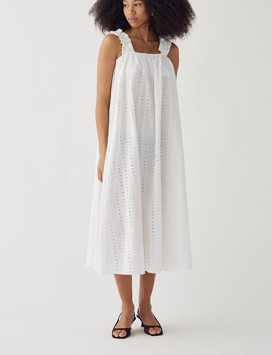 Noella - N-Marli Dress - rippijuhlat - white - 0