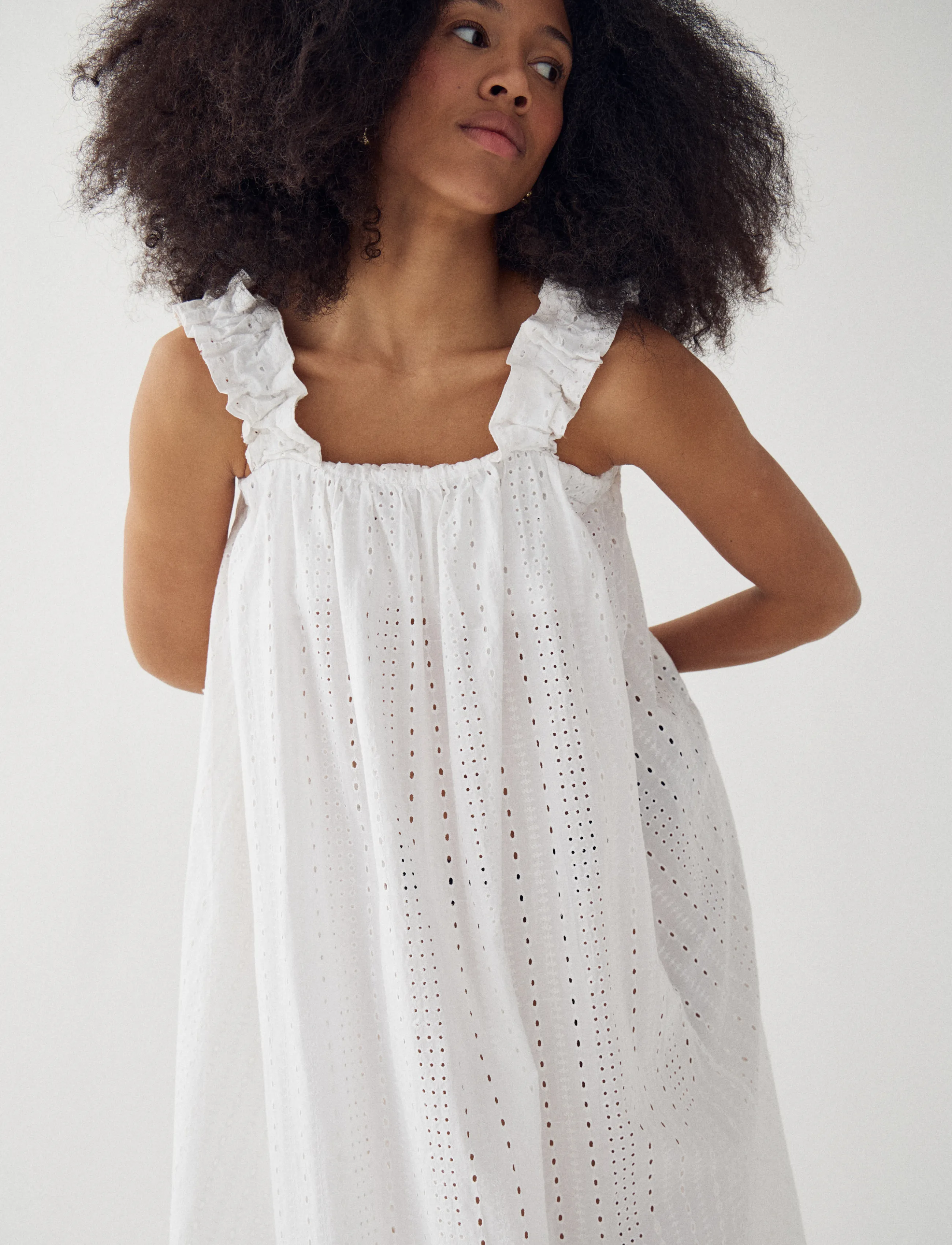 Noella - N-Marli Dress - rippijuhlat - white - 5