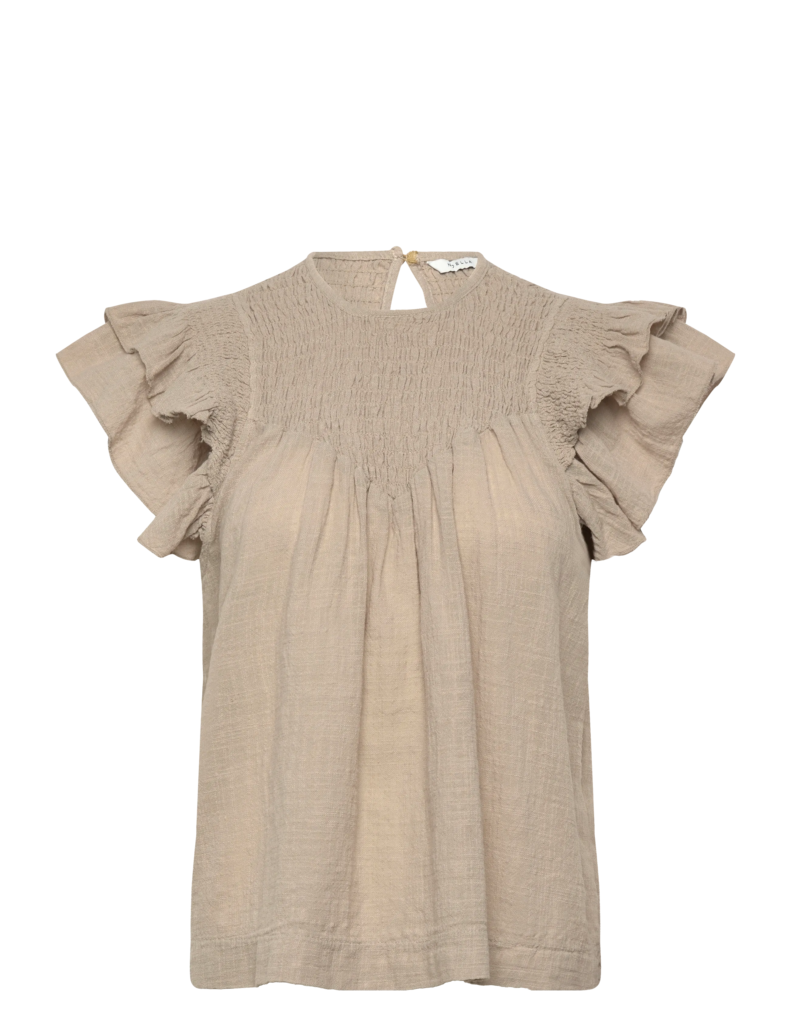 Noella N-Maura Blouse - Clothing - GREY IVORY / beige