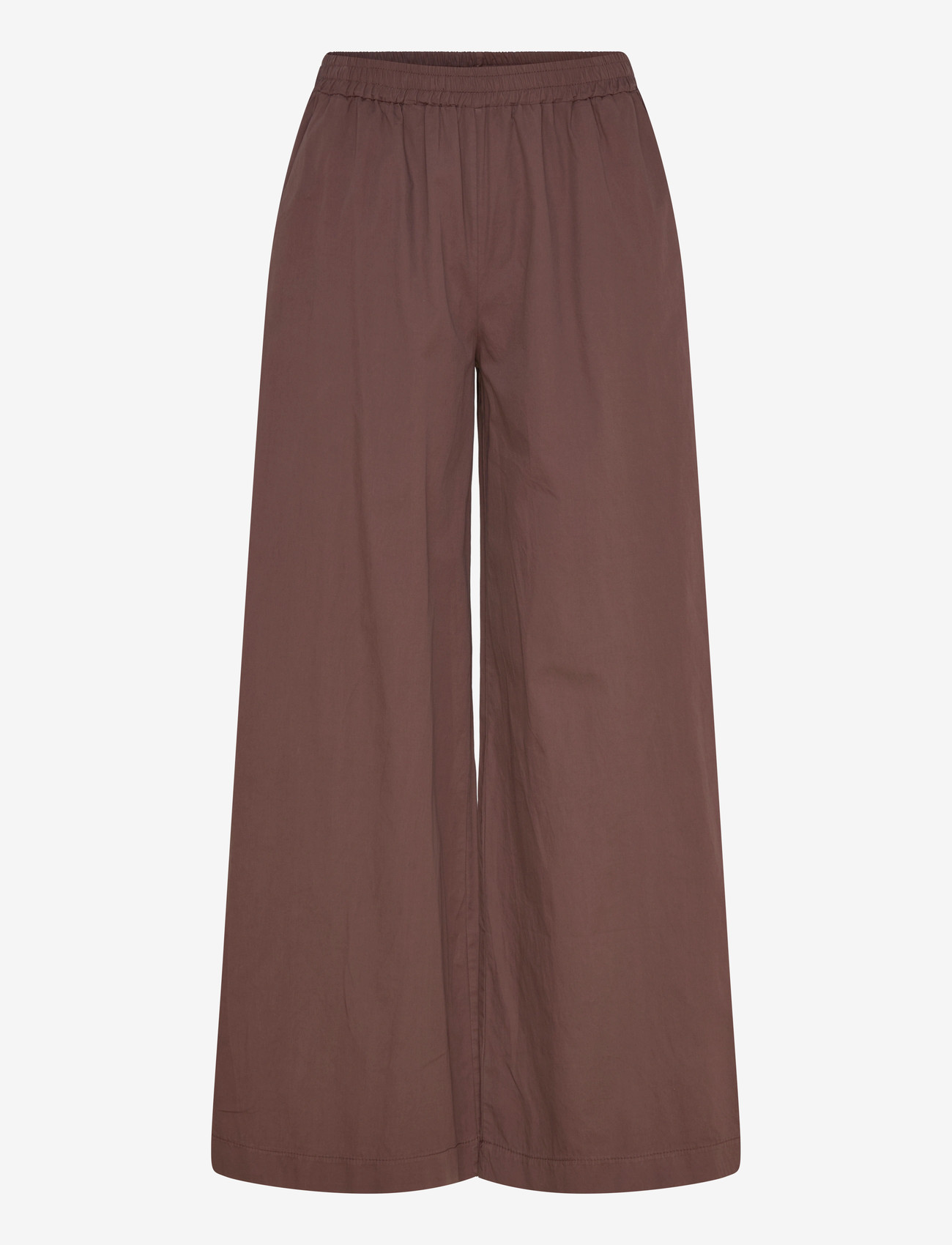 Noella - N-Maurice MW Pants - bukser med brede ben - chocolate - 0