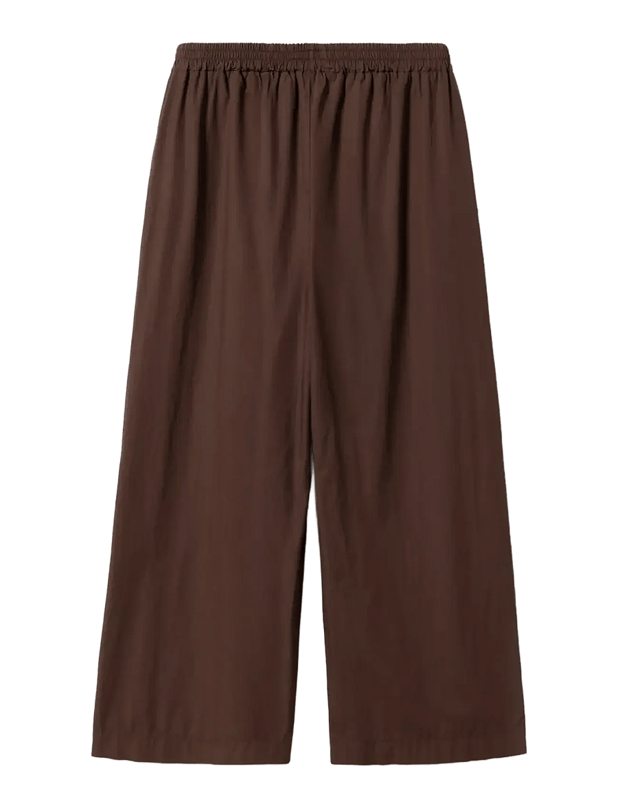 Noella - N-Maurice MW Pants - hosen mit weitem bein - chocolate - 2