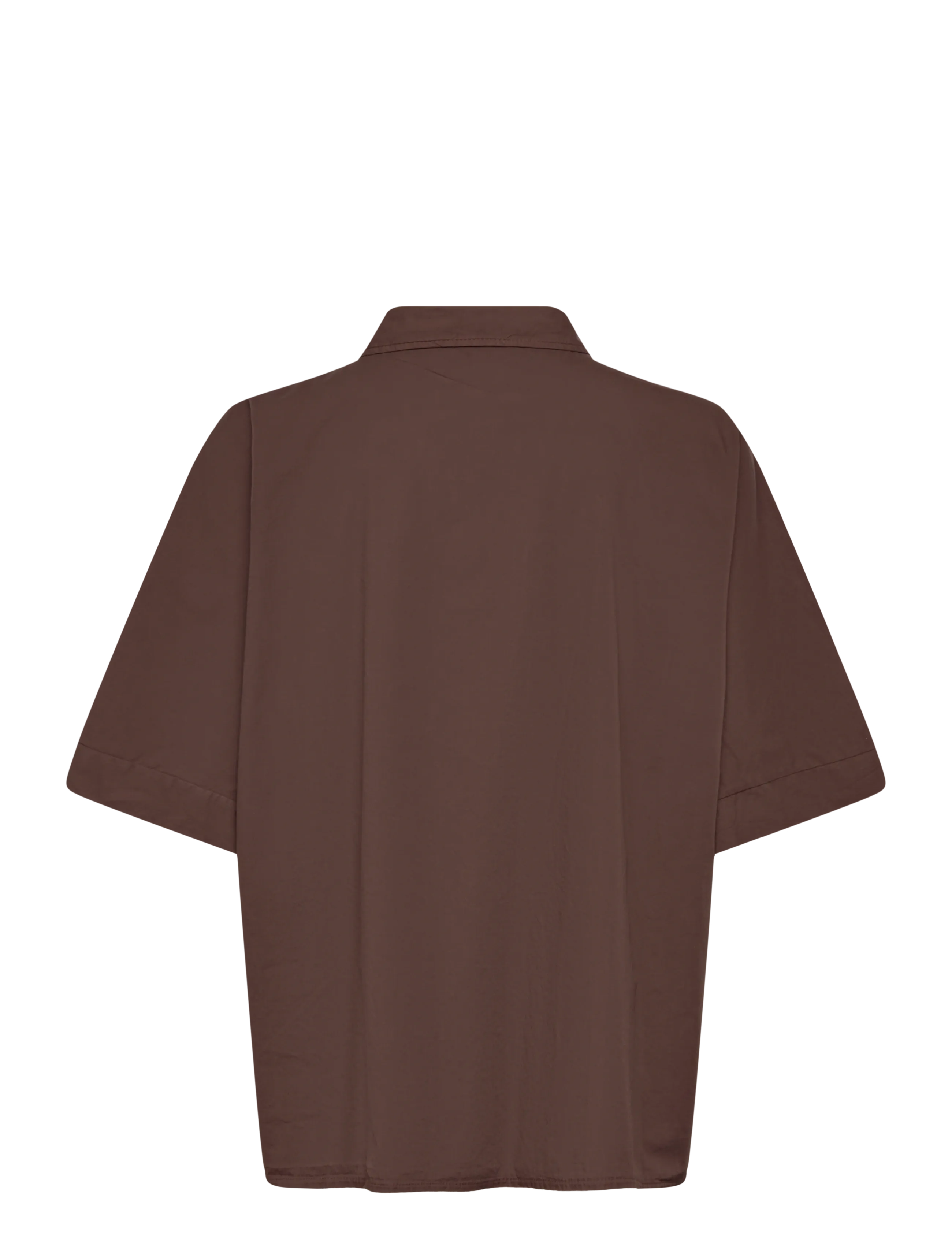 Noella - N-Maizie Shirt - kortärmade skjortor - chocolate - 2