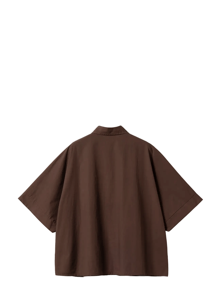 Noella - N-Maizie Shirt - kortærmede skjorter - chocolate - 3