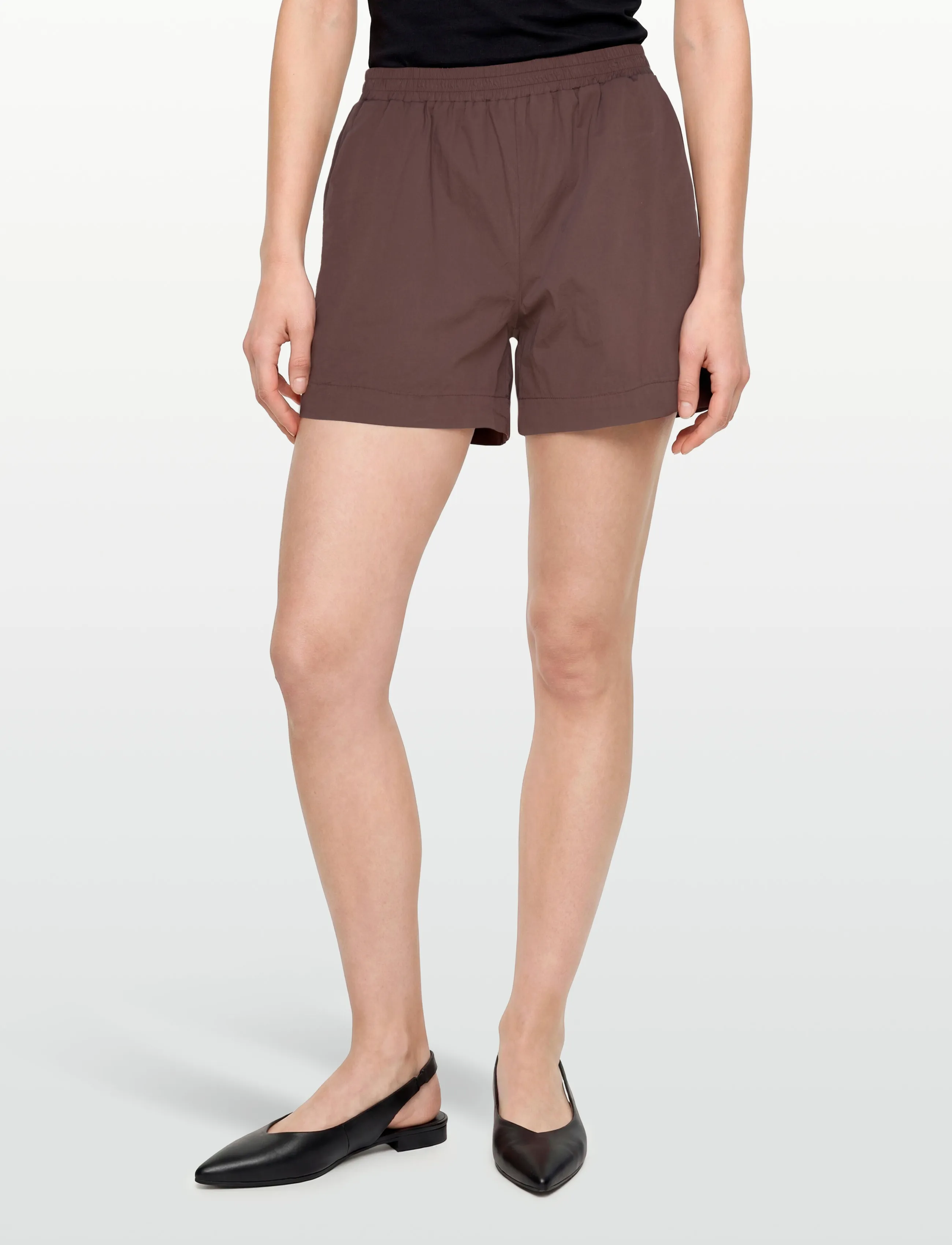 Noella - N-Mauricella MW Shorts - casual shorts - chocolate - 3