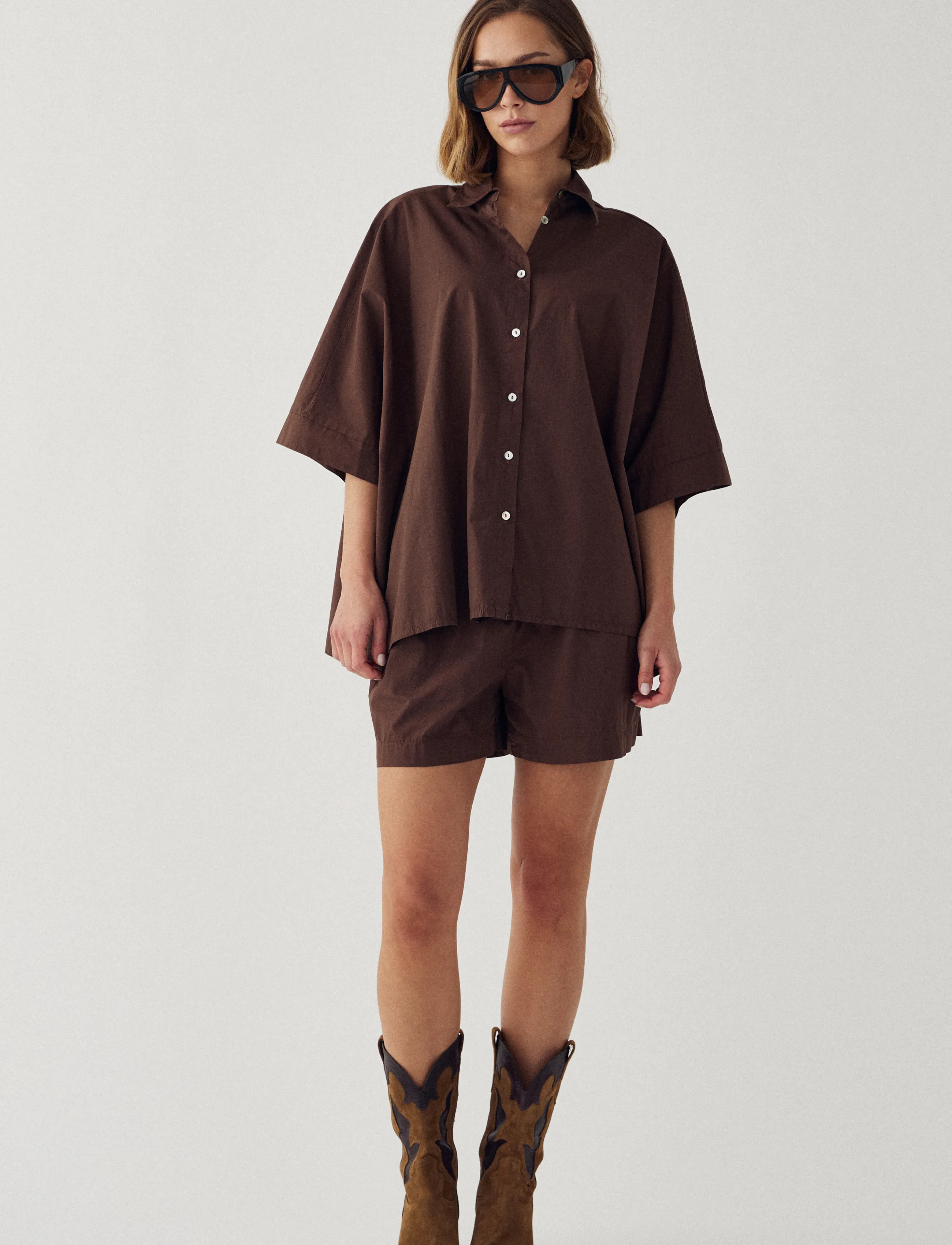 Noella - N-Mauricella MW Shorts - freizeitshorts - chocolate - 3