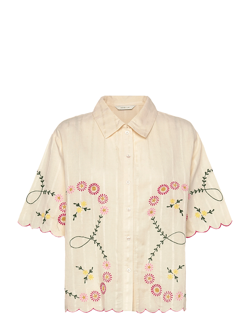 Noella - N-Kealy Shirt - kurzärmlige hemden - offwhite - 0