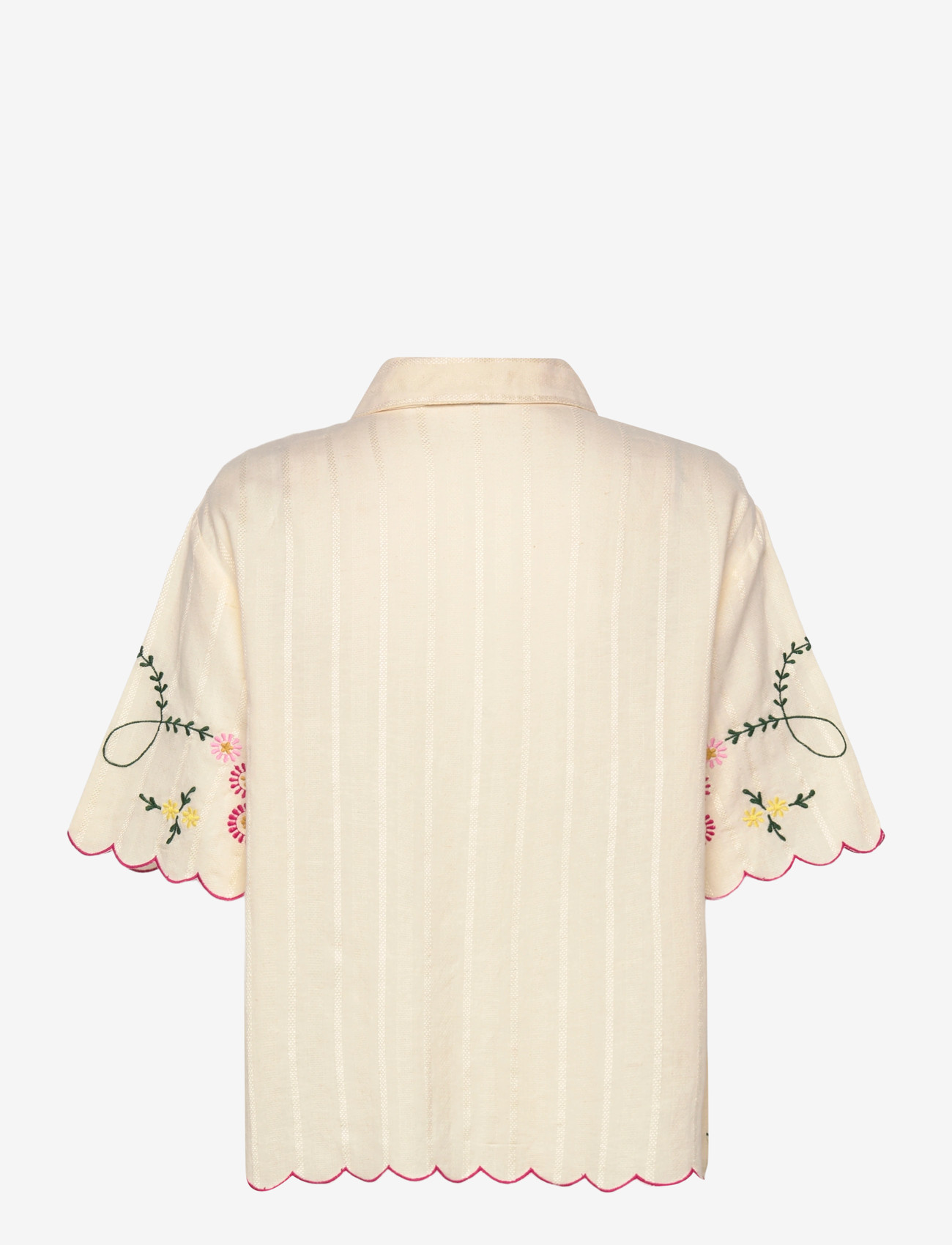 Noella - N-Kealy Shirt - lühikeste varrukatega särgid - offwhite - 1