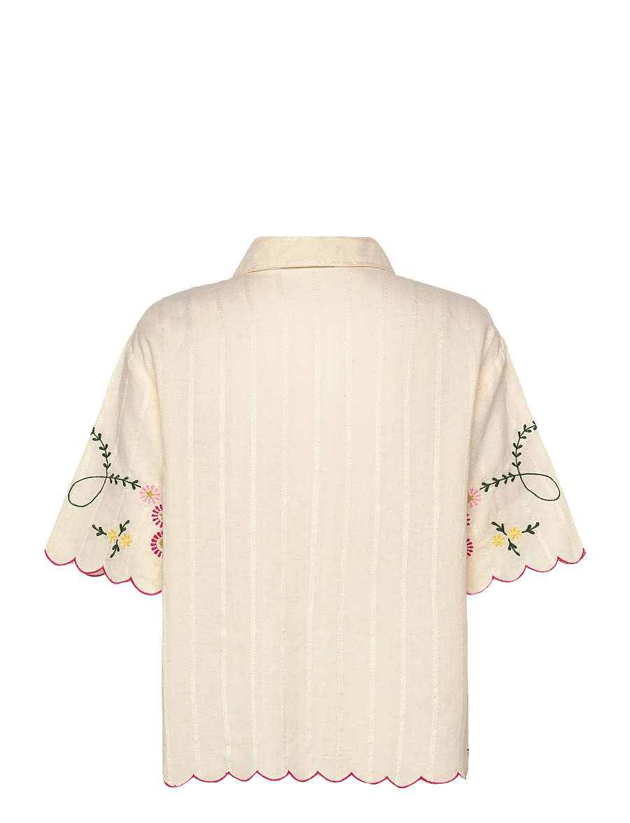 Noella - N-Kealy Shirt - kurzärmlige hemden - offwhite - 2