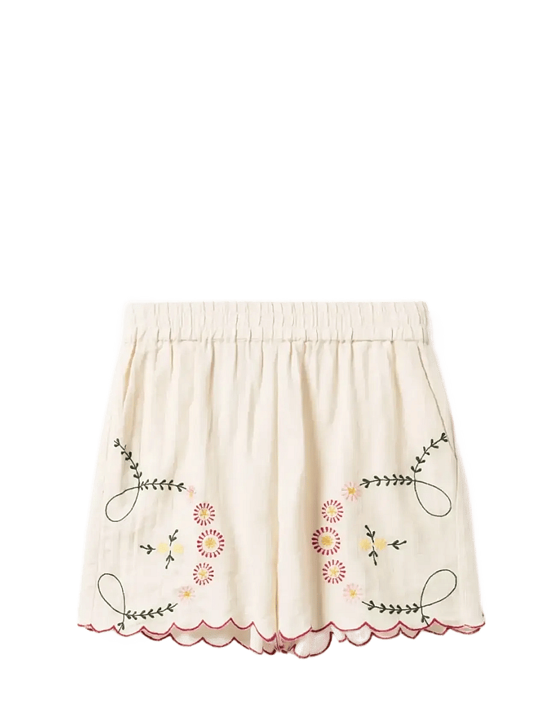 Noella - N-Layne MW Shorts - casual shorts - offwhite - 1