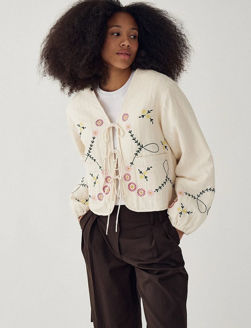 Noella - N-Lori Jacket - forårsjakker - offwhite - 3