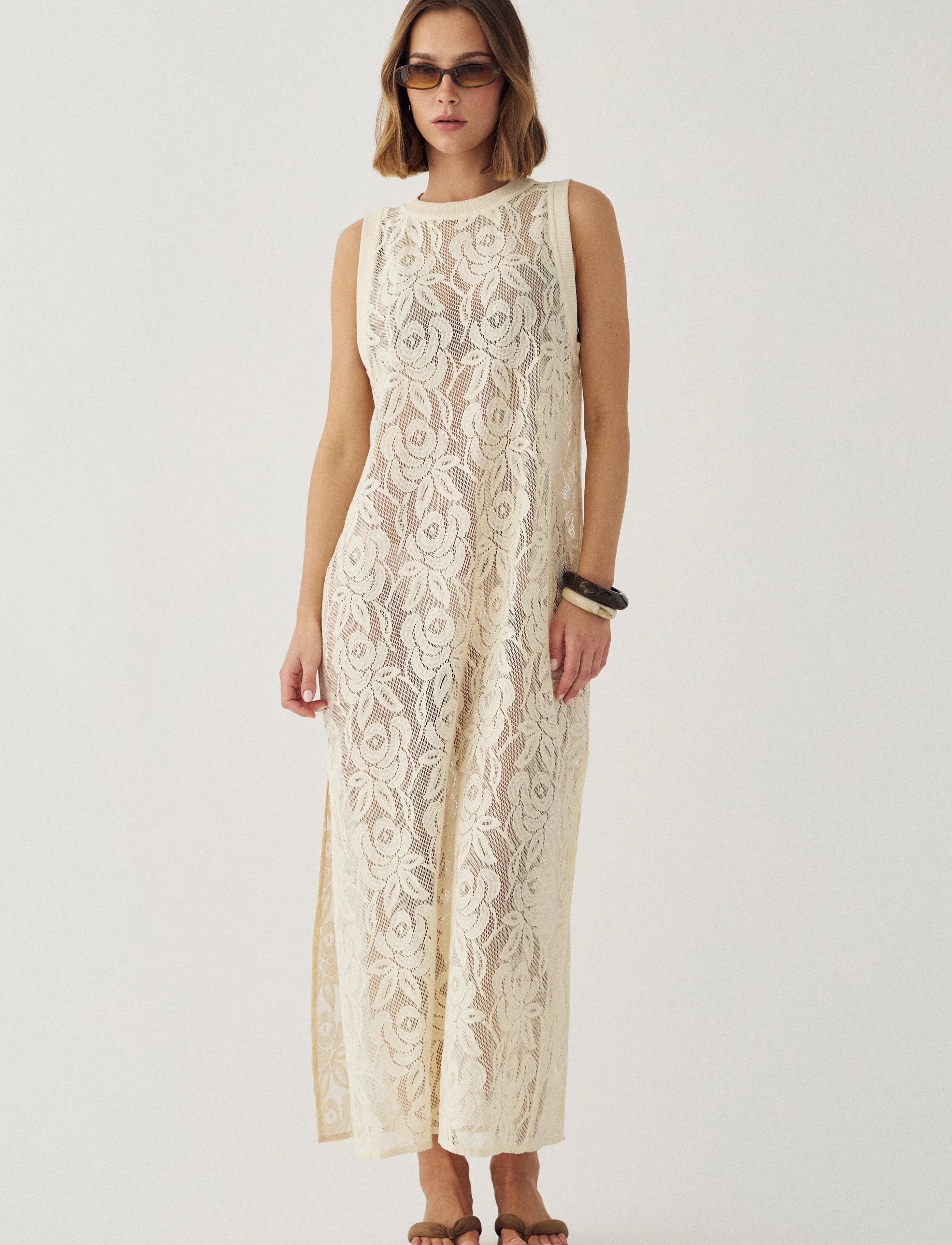 Noella N-Meira Dress - Maxi Dresses - OFFWHITE / cream