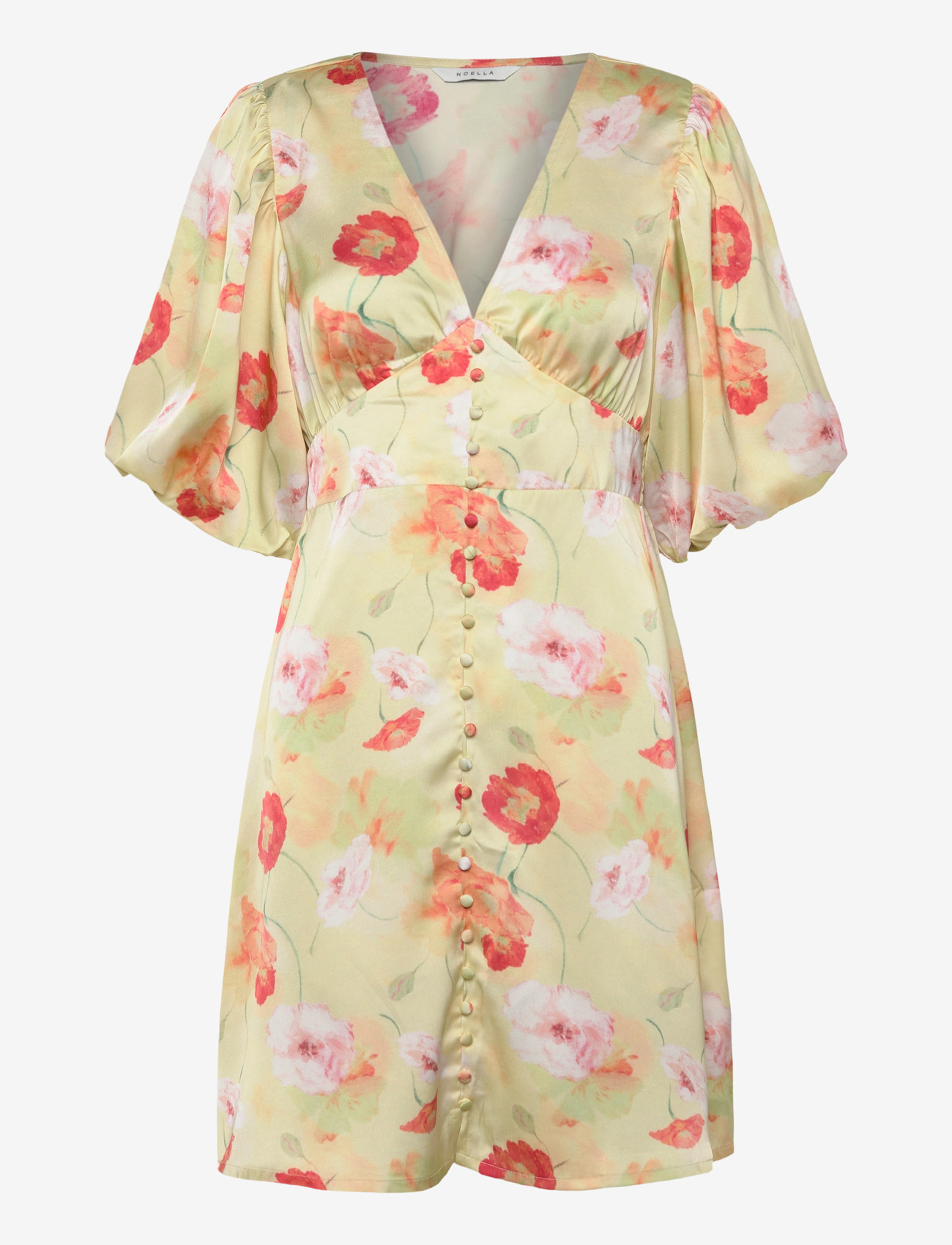 Noella - N-Lilliana Dress - summer dresses - delina green print - 0