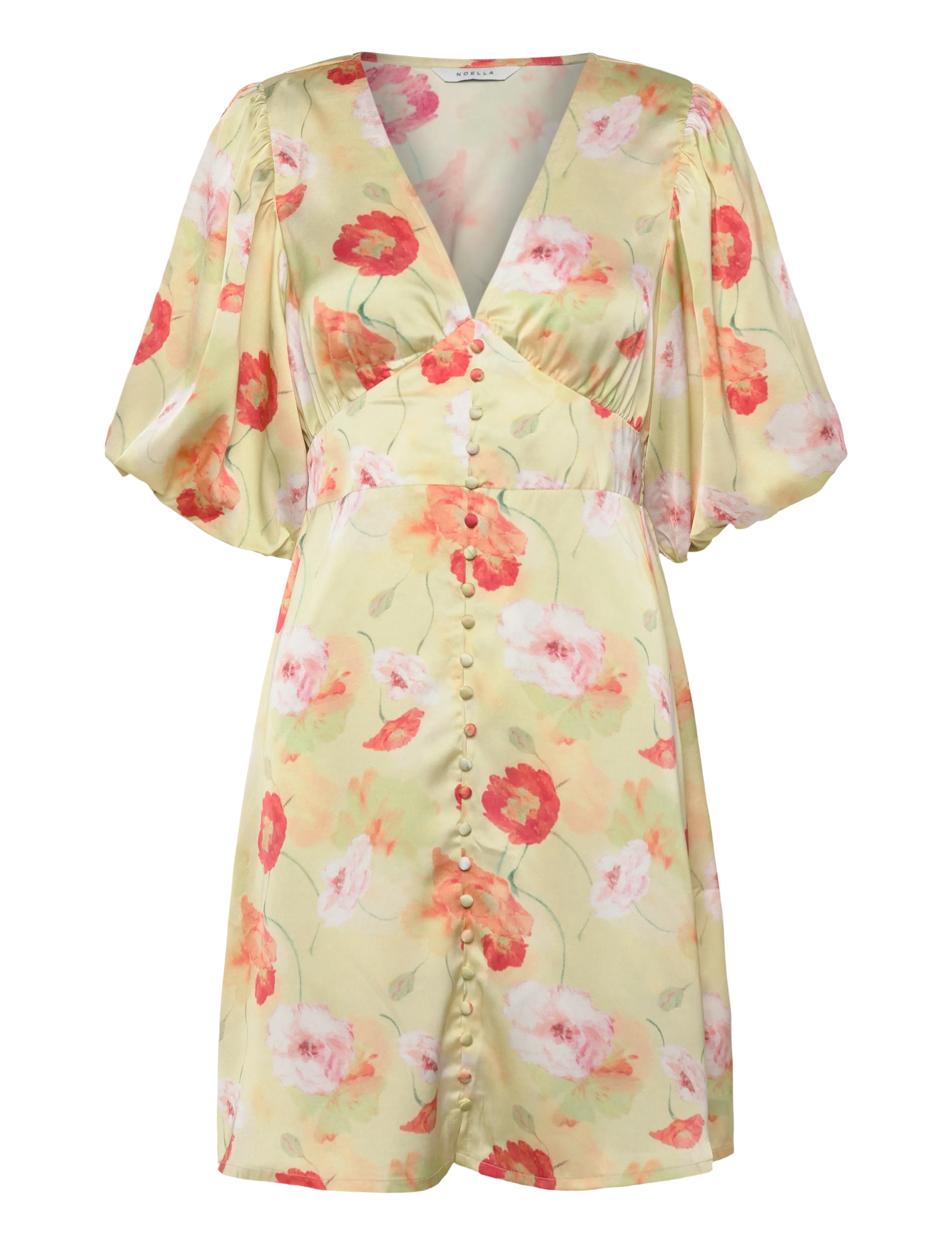 Noella N-Lilliana Dress - Kjoler - DELINA GREEN PRINT / green