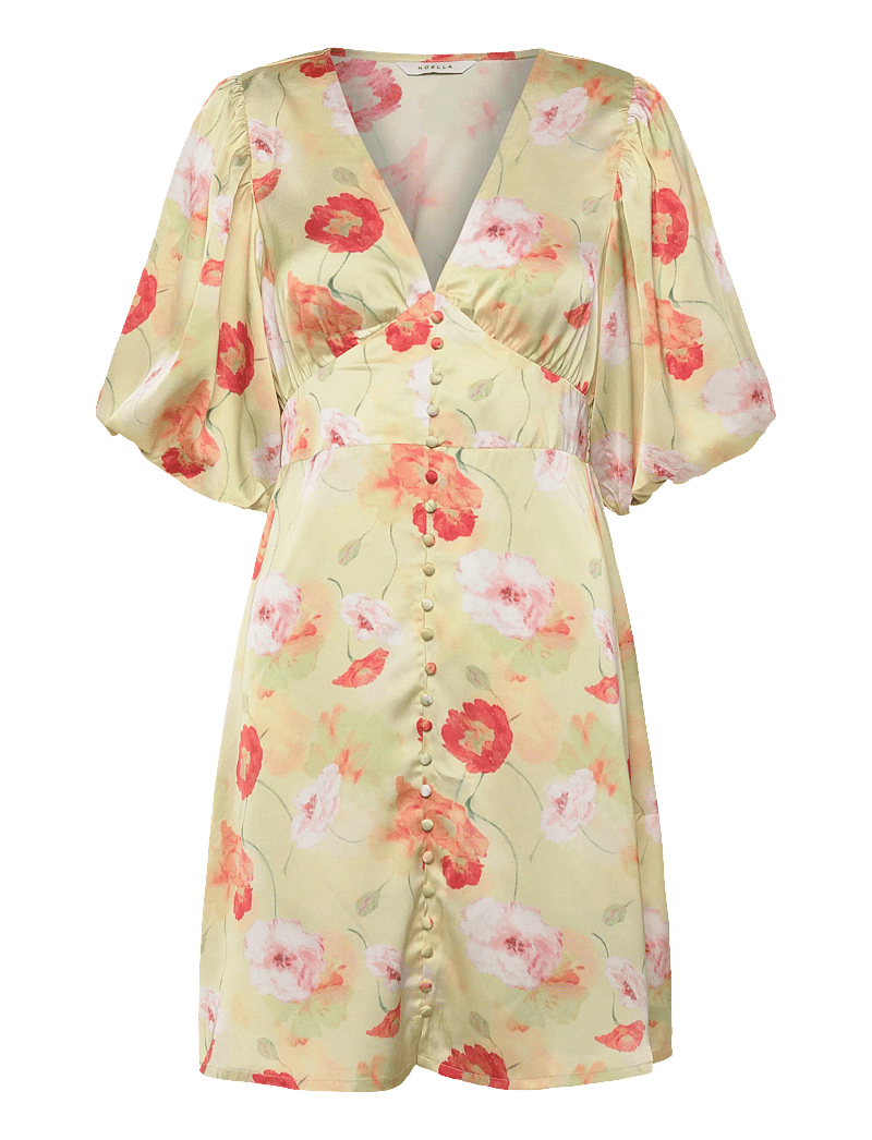 Noella - N-Lilliana Dress - summer dresses - delina green print - 0