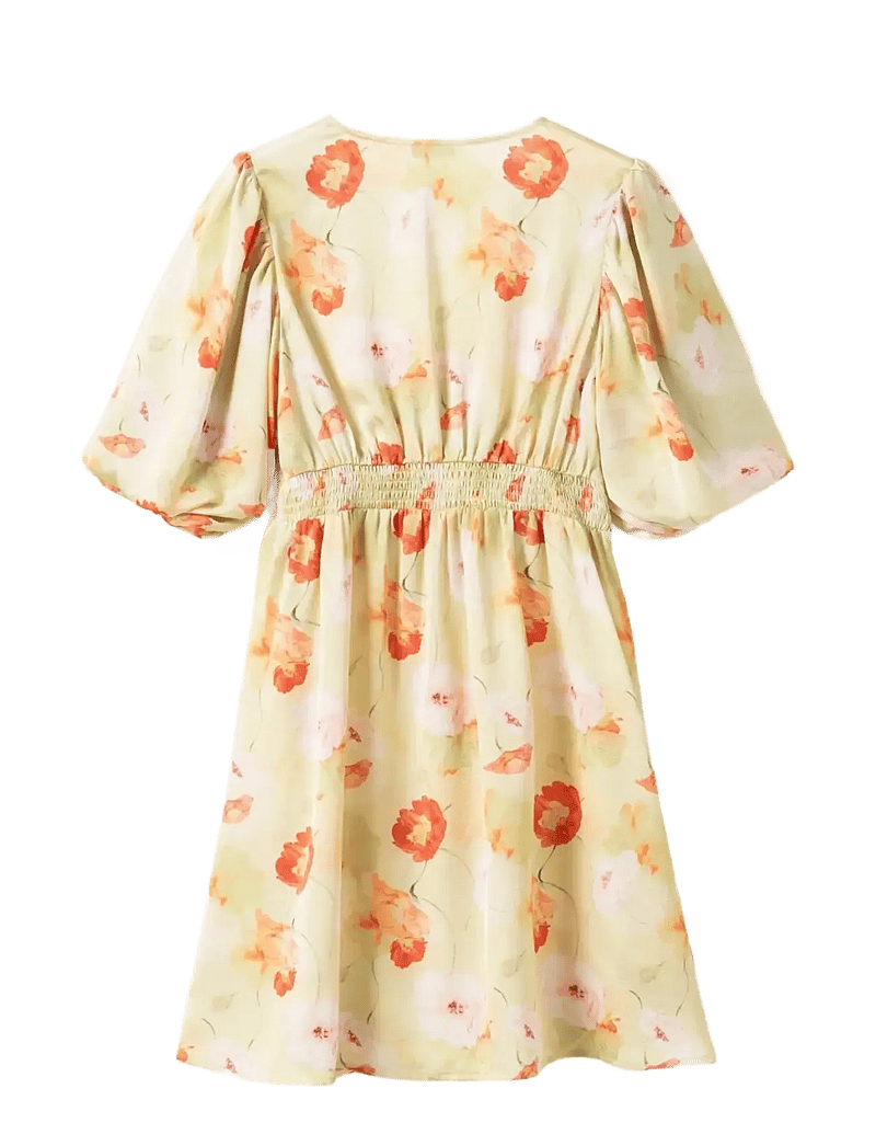 Noella - N-Lilliana Dress - summer dresses - delina green print - 2