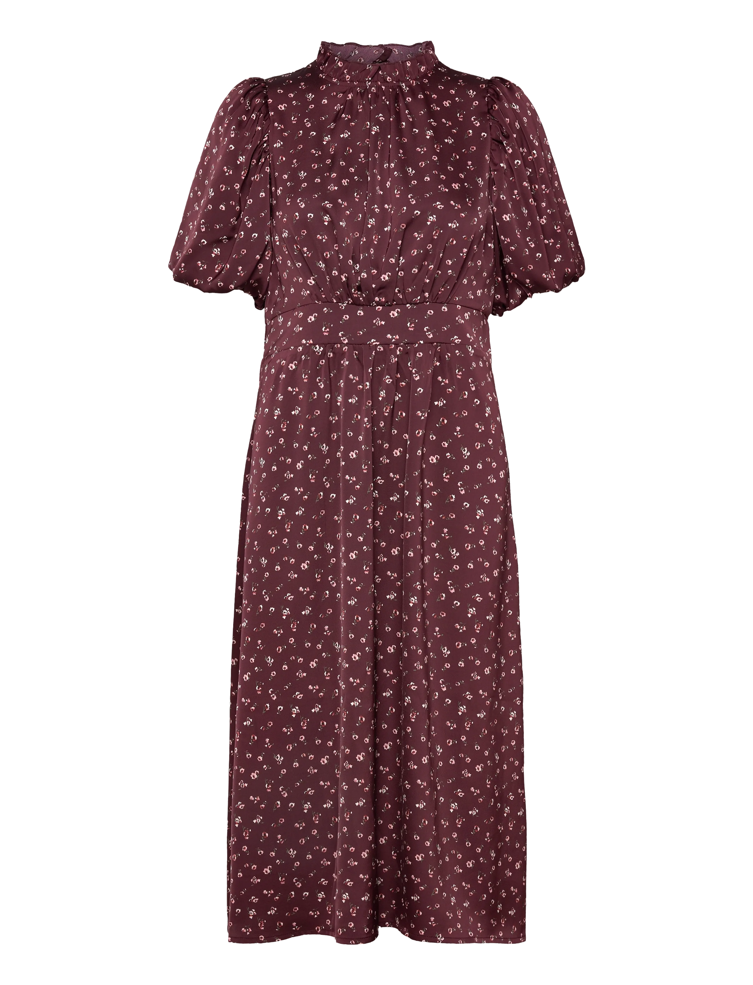 N-Ruth Dress - DWYN BURGUNDY PRINT