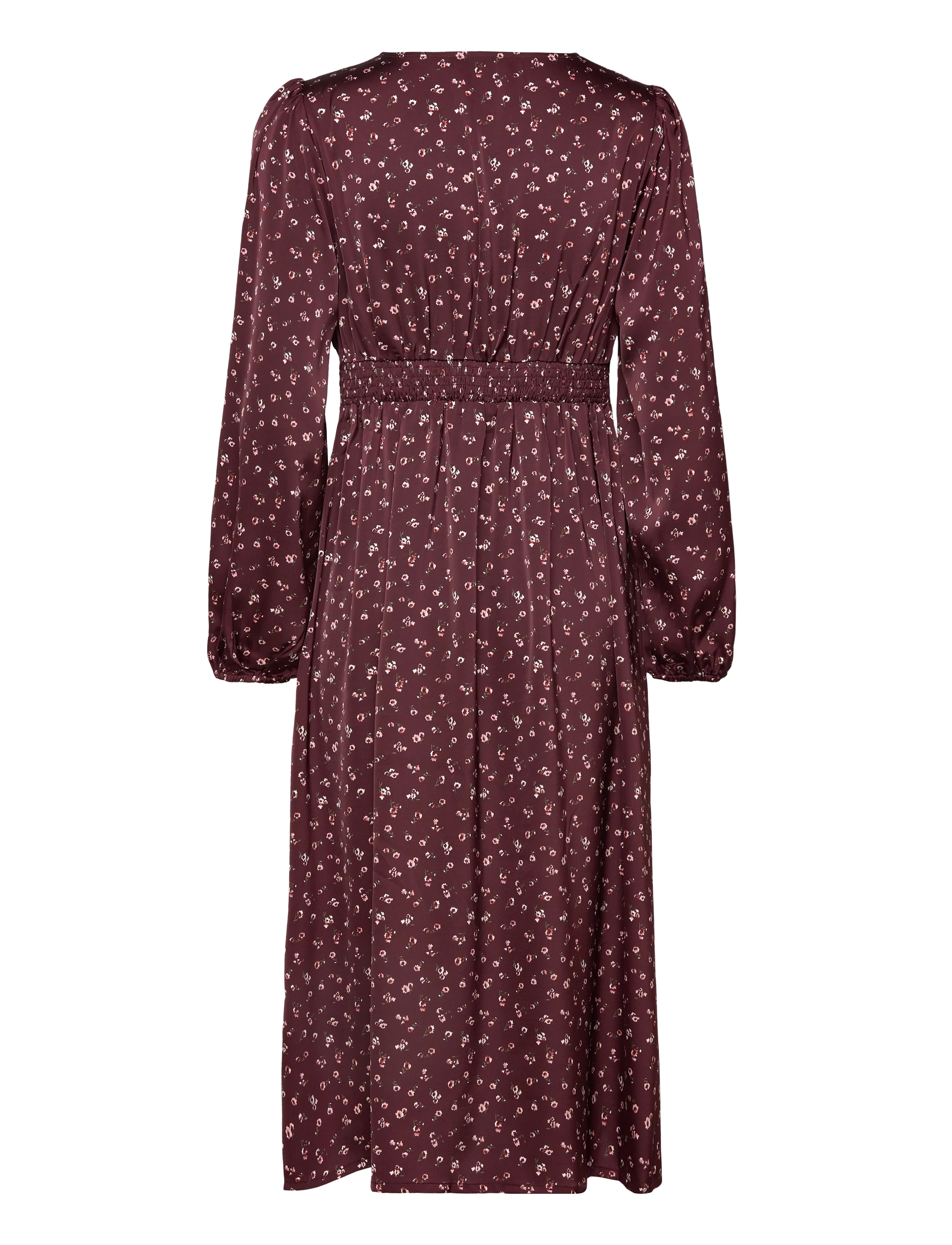 Noella - N-Lilith Dress - midikleidid - dwyn burgundy print - 2