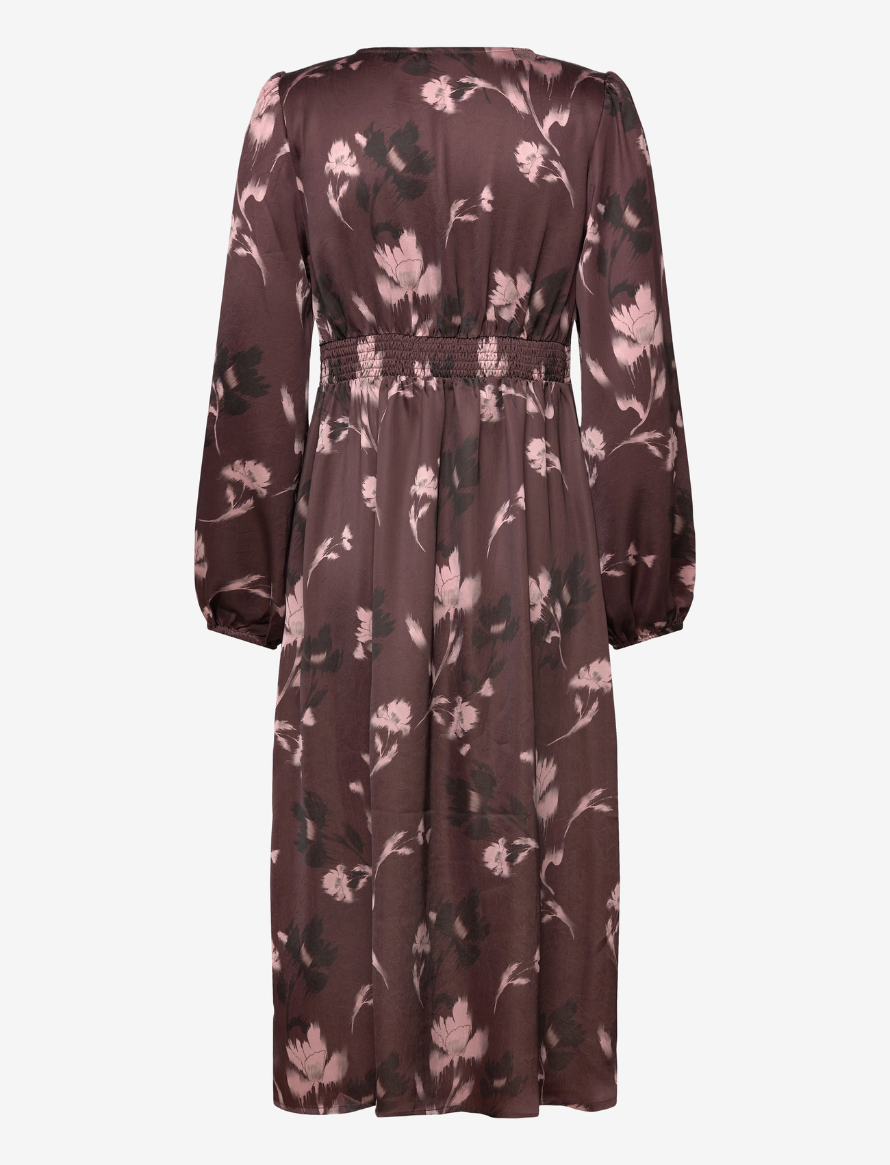 Noella - N-Lilith Dress - cocktailklänningar - dena burgundy print - 1
