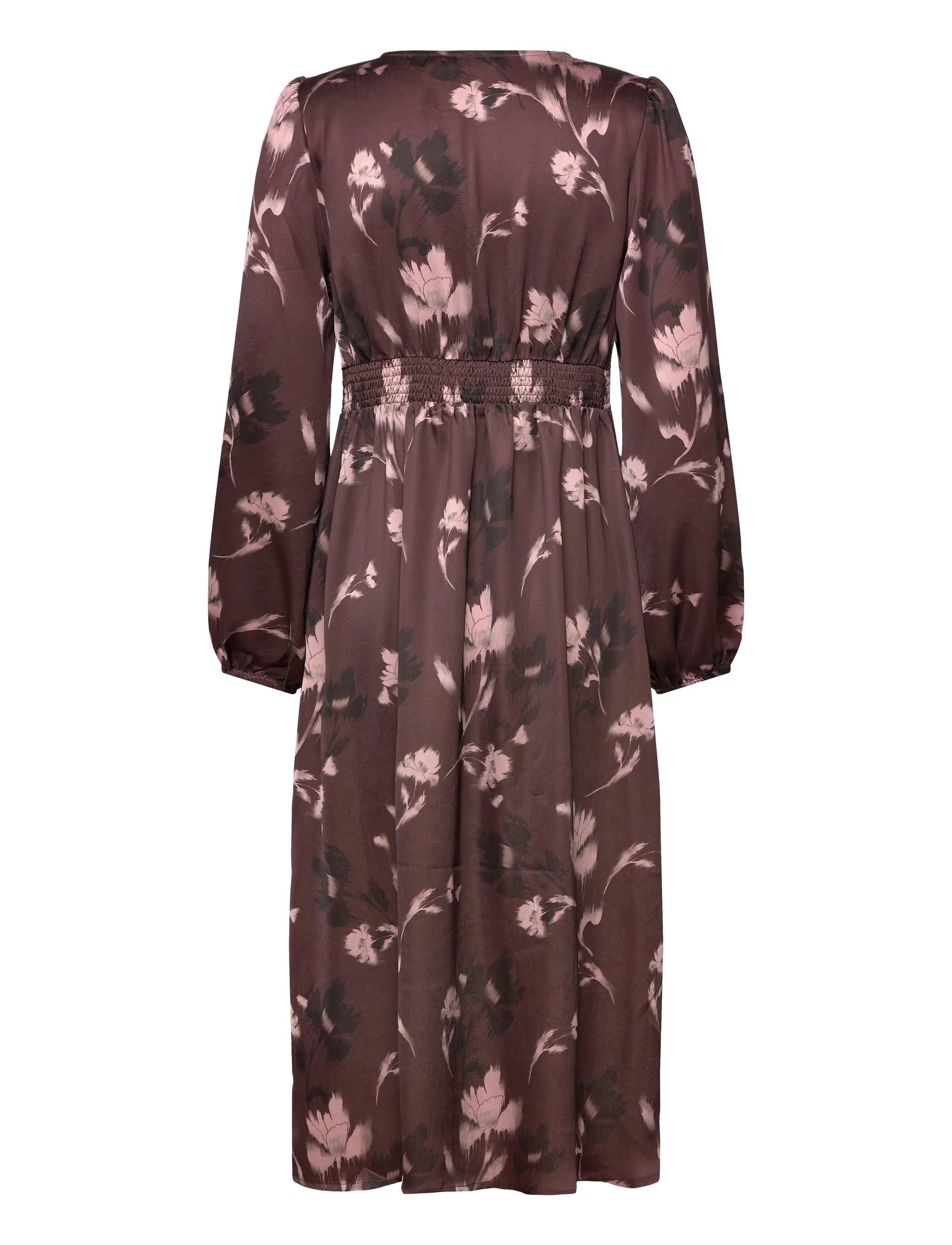 Noella - N-Lilith Dress - midikleider - dena burgundy print - 2