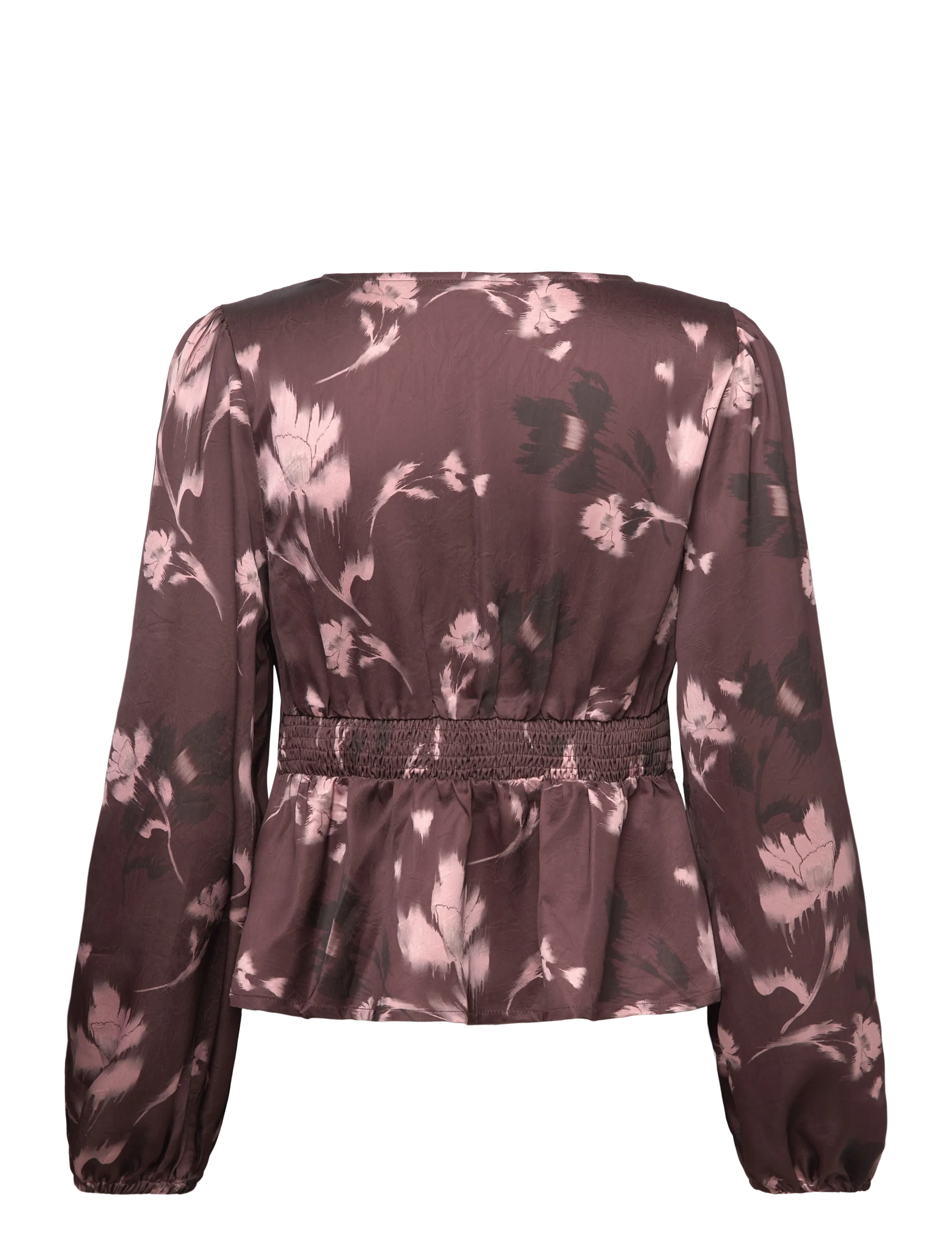 Noella - N-Lilith LS Top - dena burgundy print - 1