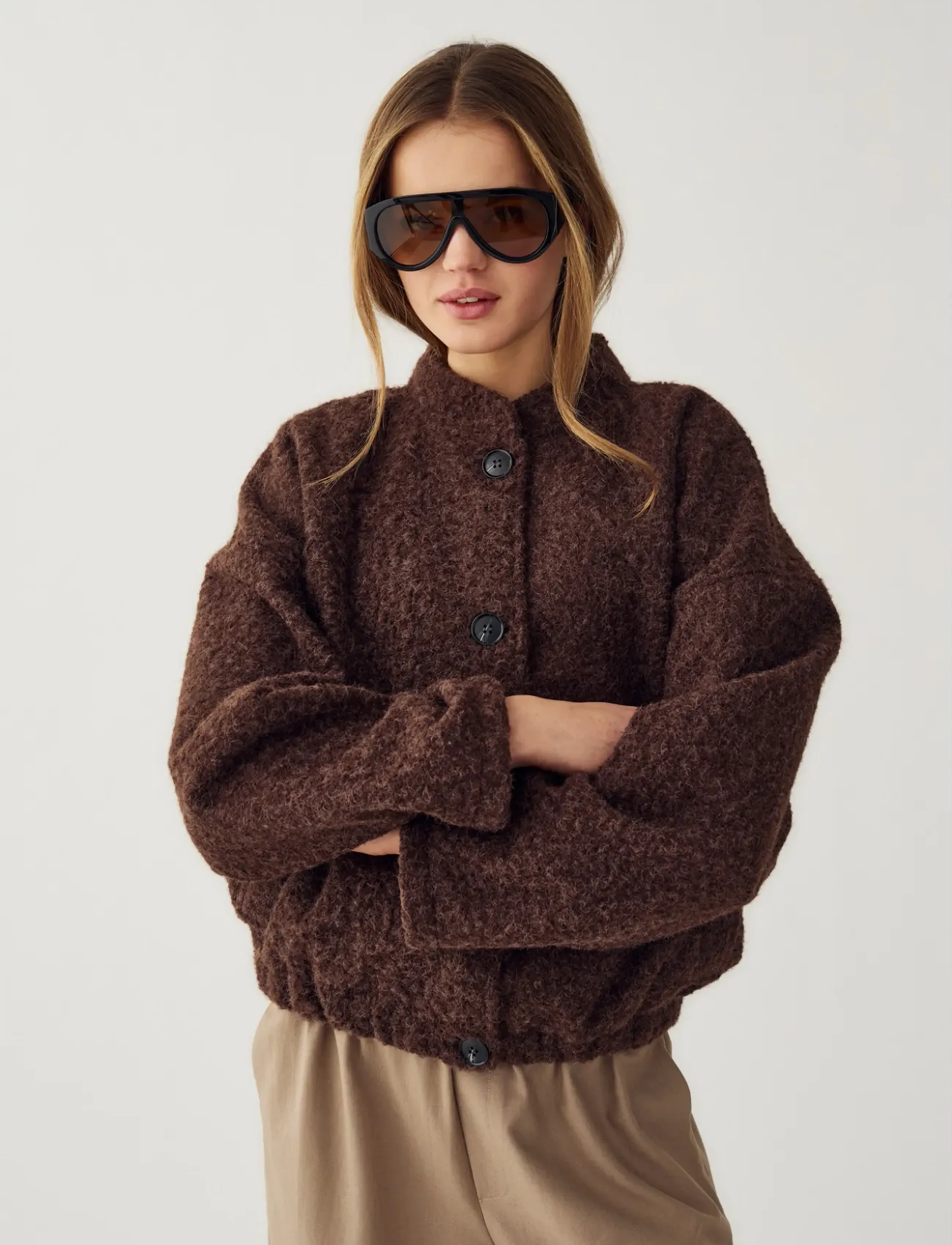 Noella - N-Marnie Jacket - lette jakker - coffee melange - 3
