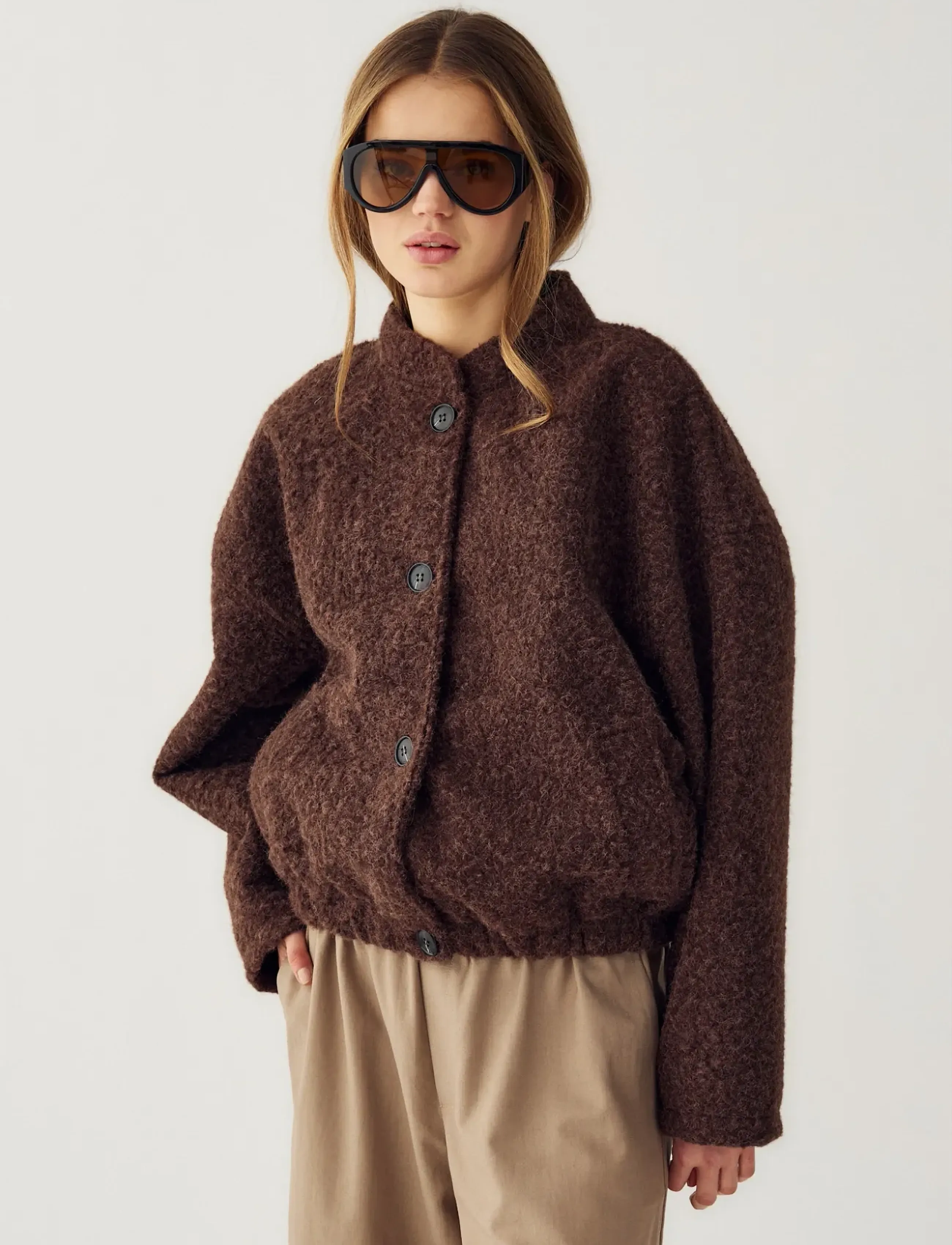 Noella - N-Marnie Jacket - lette jakker - coffee melange - 4