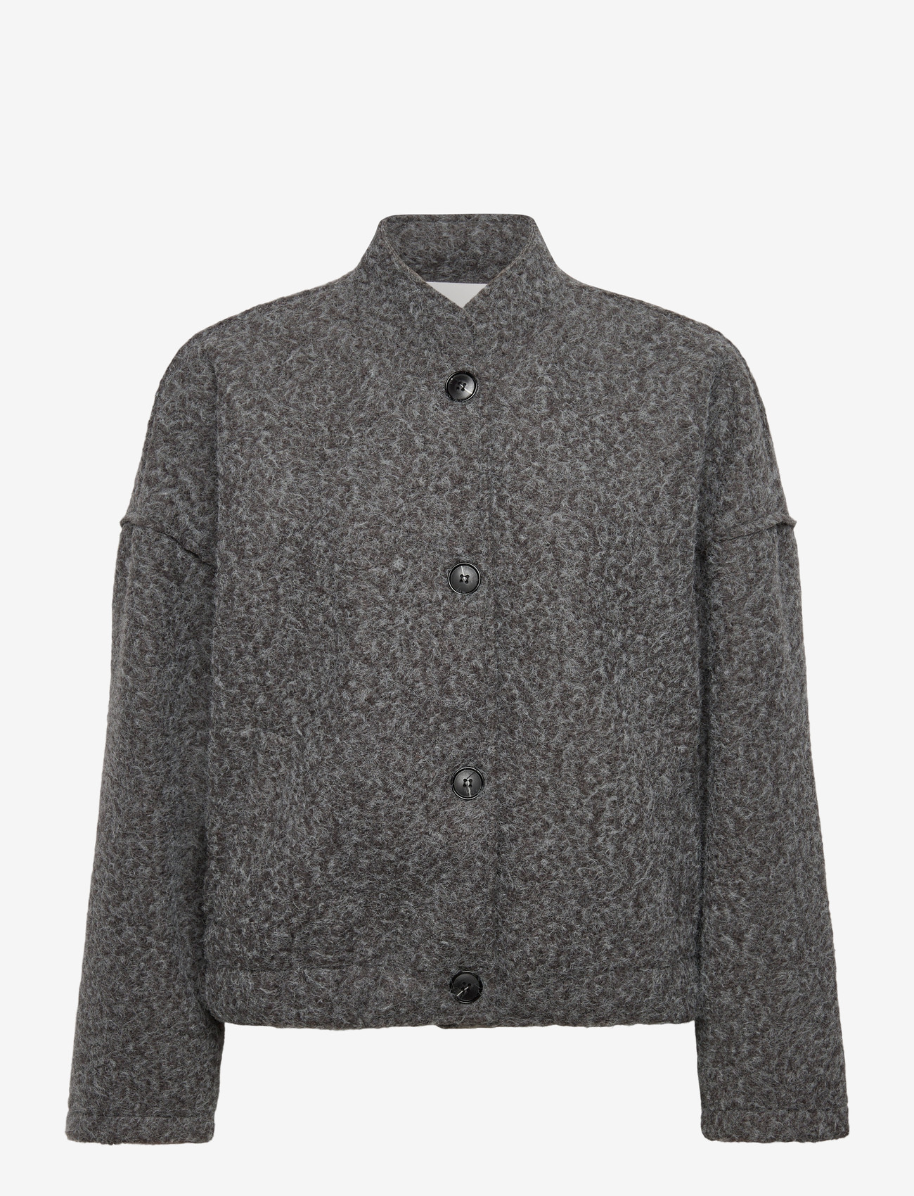 Noella - N-Marnie Jacket - herbstjacken - dark grey melange - 1