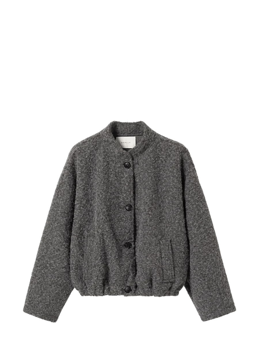 Noella - N-Marnie Jacket - tunna jackor - dark grey melange - 1