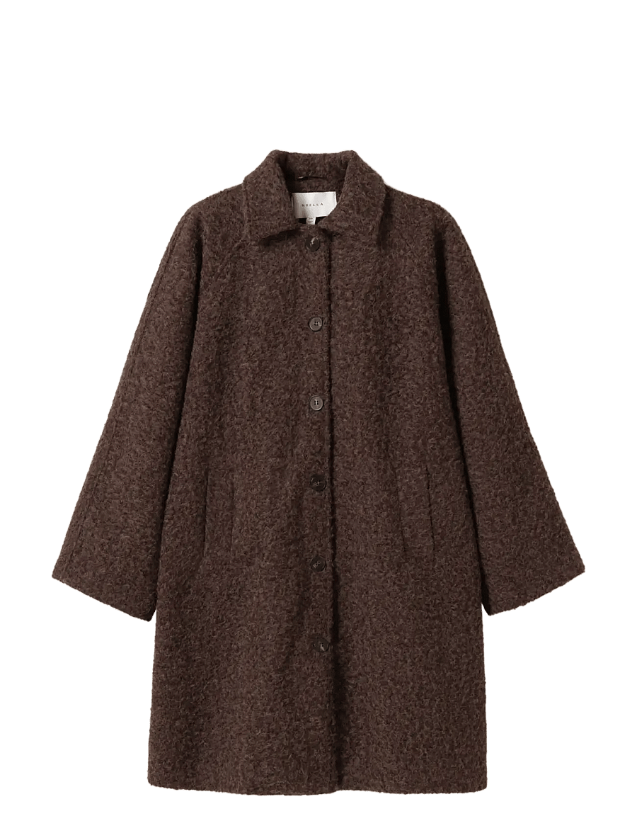 Noella - N-Lillietta Coat - leichte mäntel - coffee melange - 1
