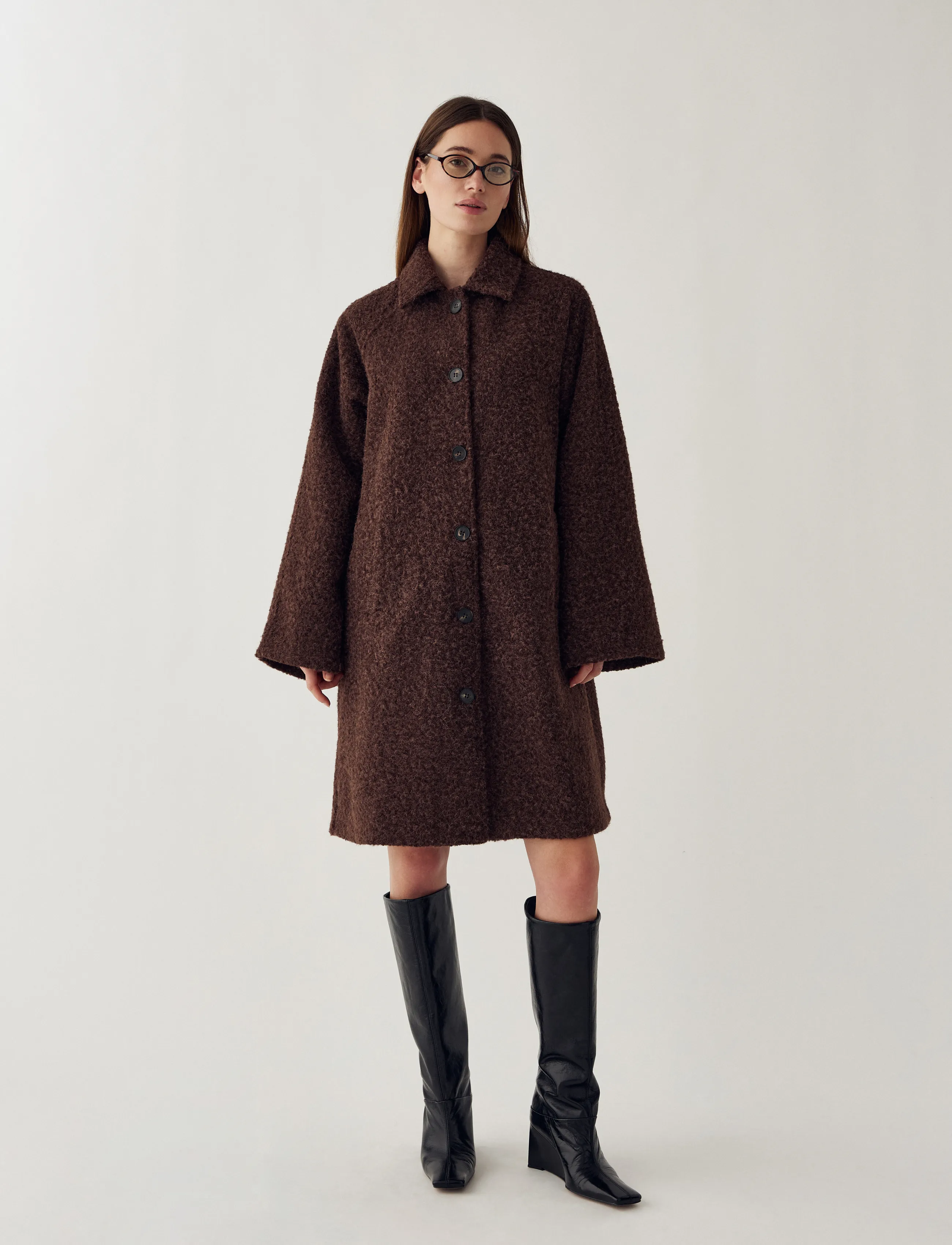 Noella N-Lillietta Coat - Inspiration - COFFEE MELANGE / brown
