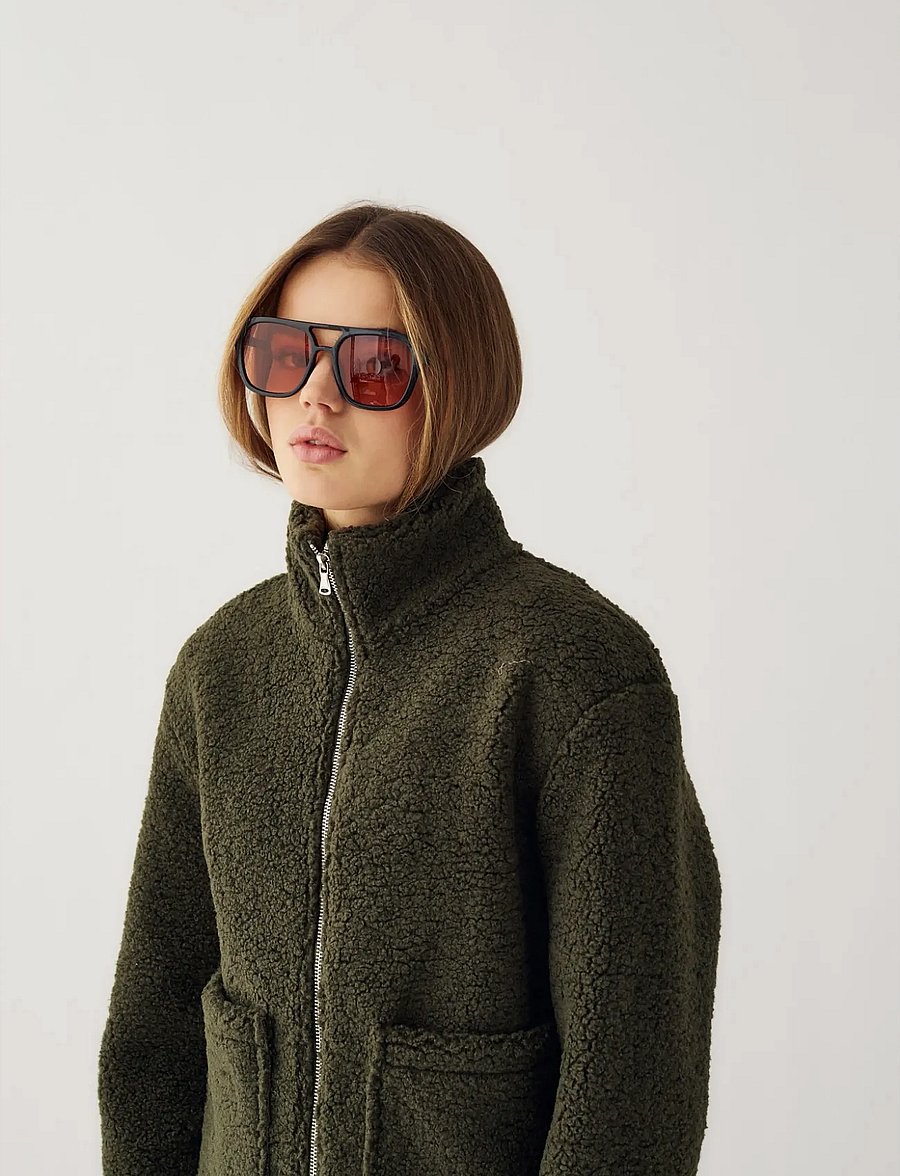 Noella - N-Madi Jacket - lette jakker - military green - 4