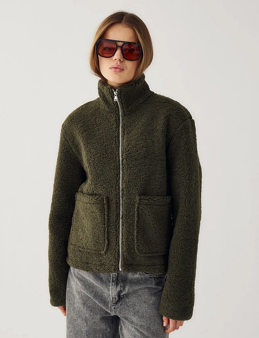 Noella - N-Madi Jacket - lette jakker - military green - 5