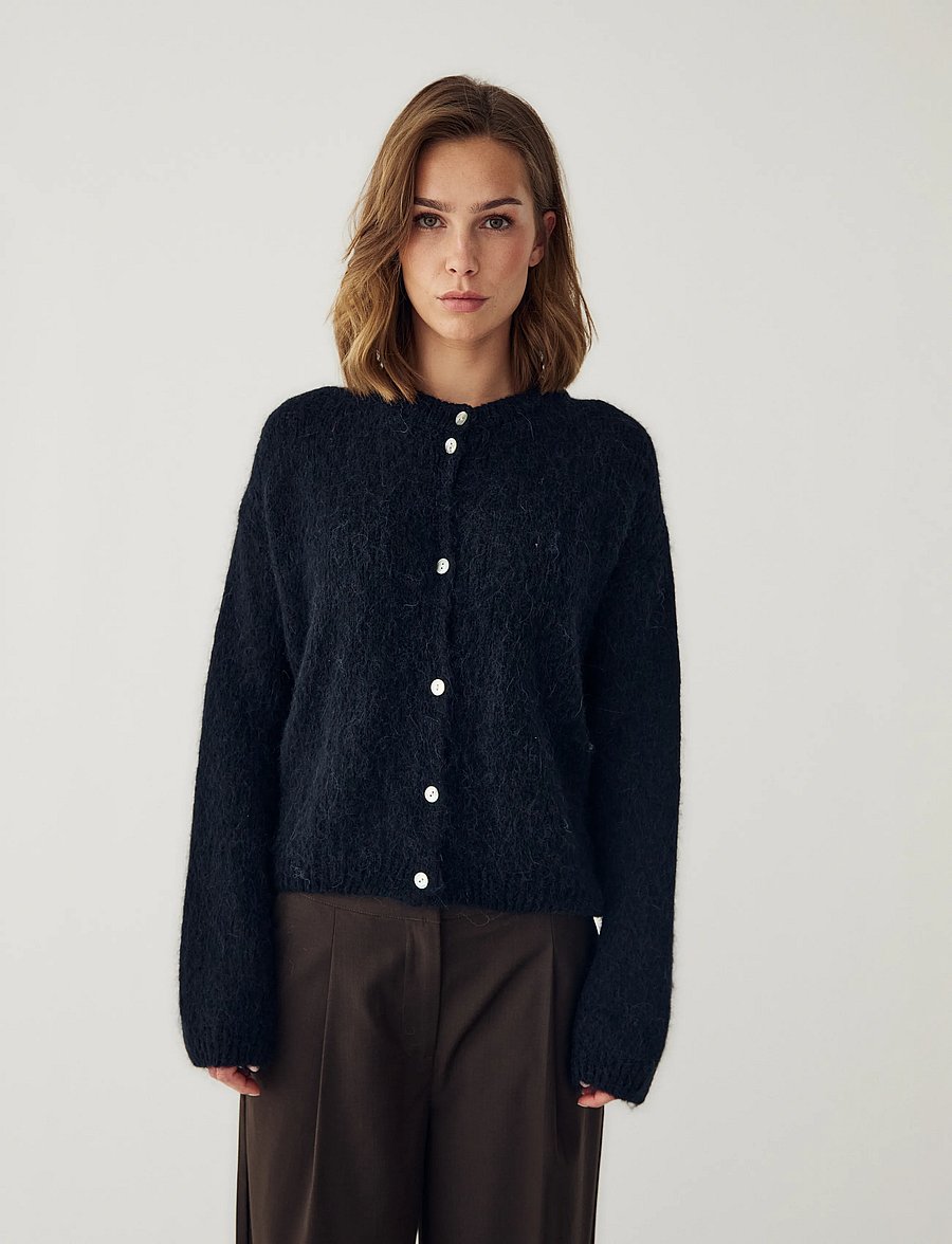 Noella - N-Kae Knit Cardigan - kardiganid - black - 0