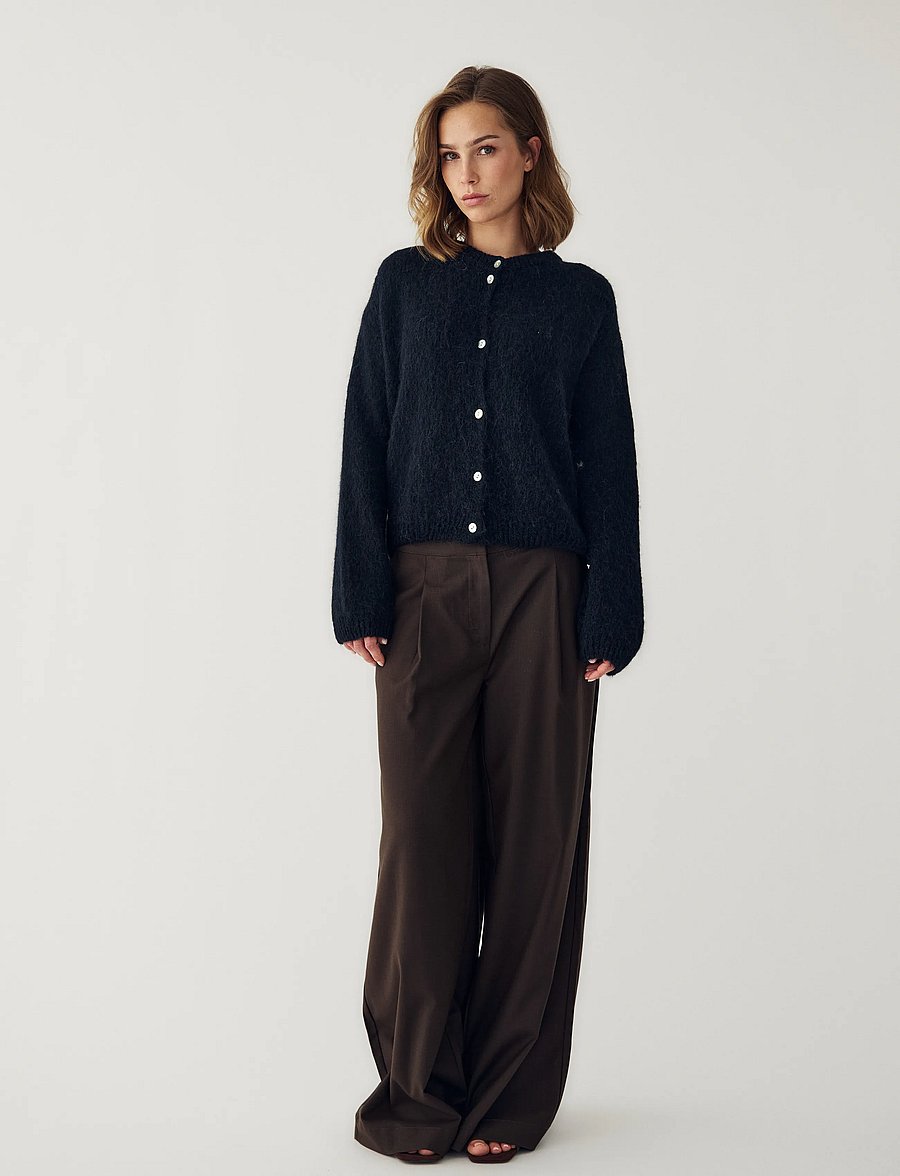 Noella - N-Kae Knit Cardigan - kardiganid - black - 3